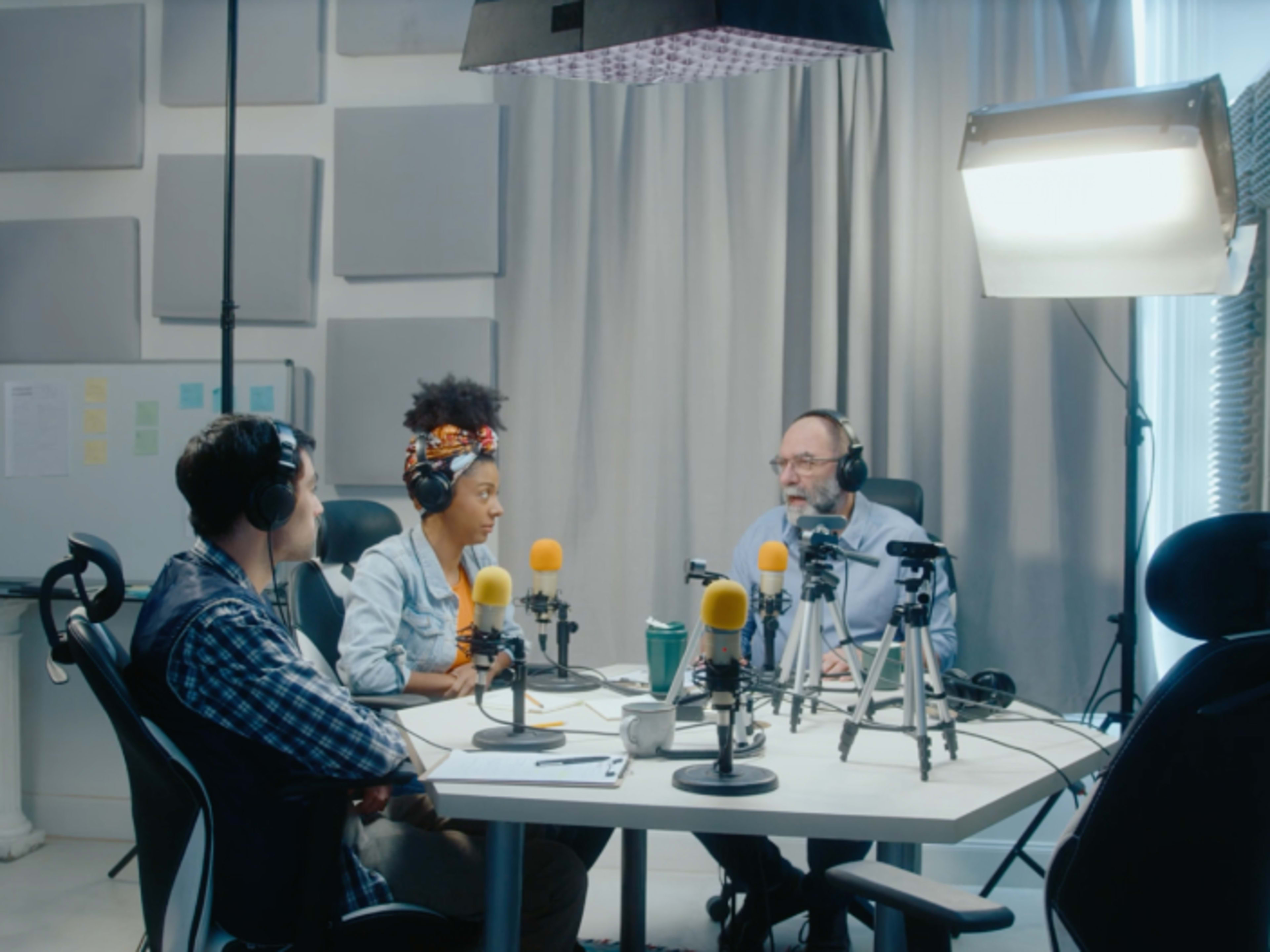 Video podcast recording