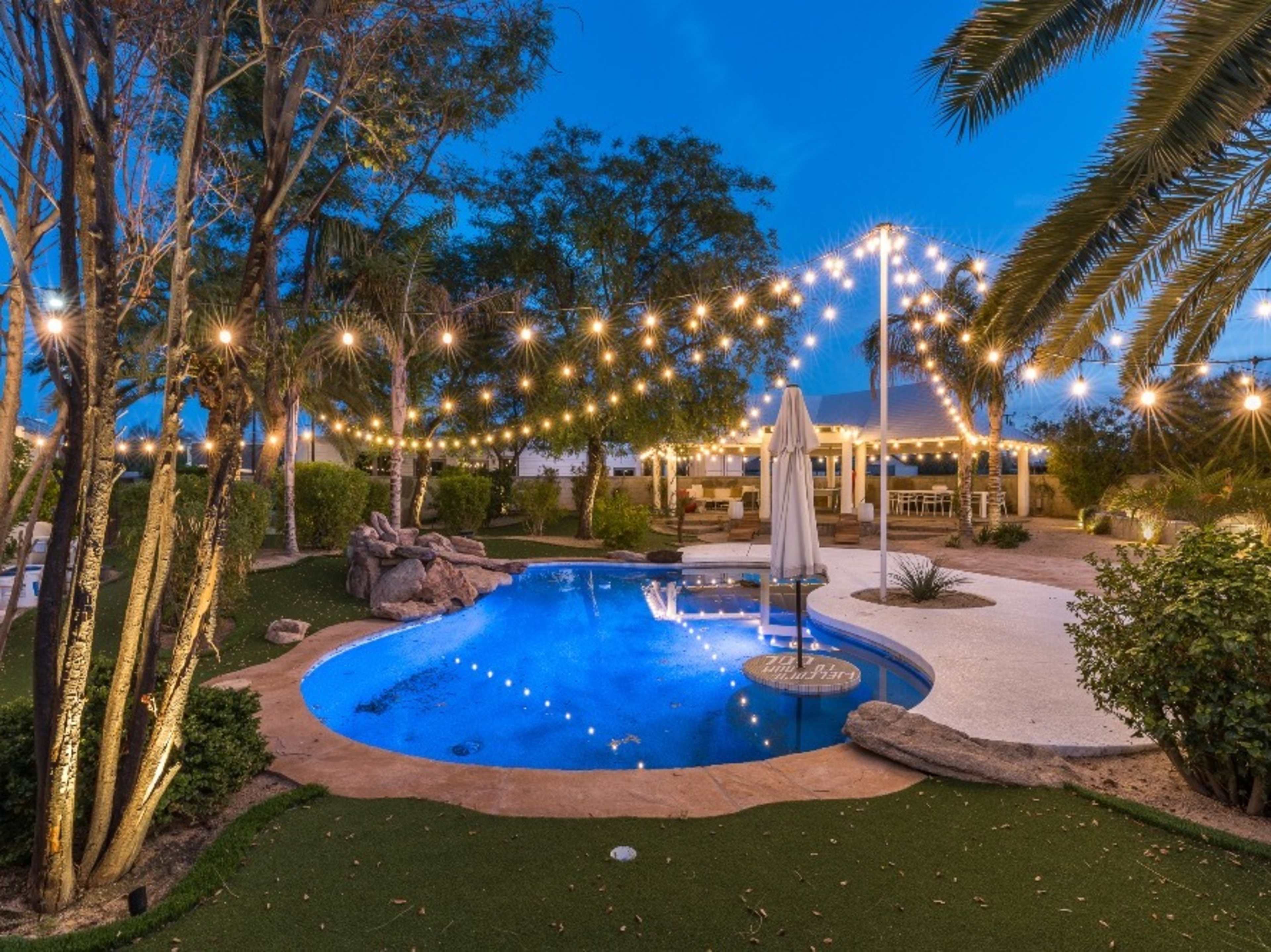 Pool Area & Casita
