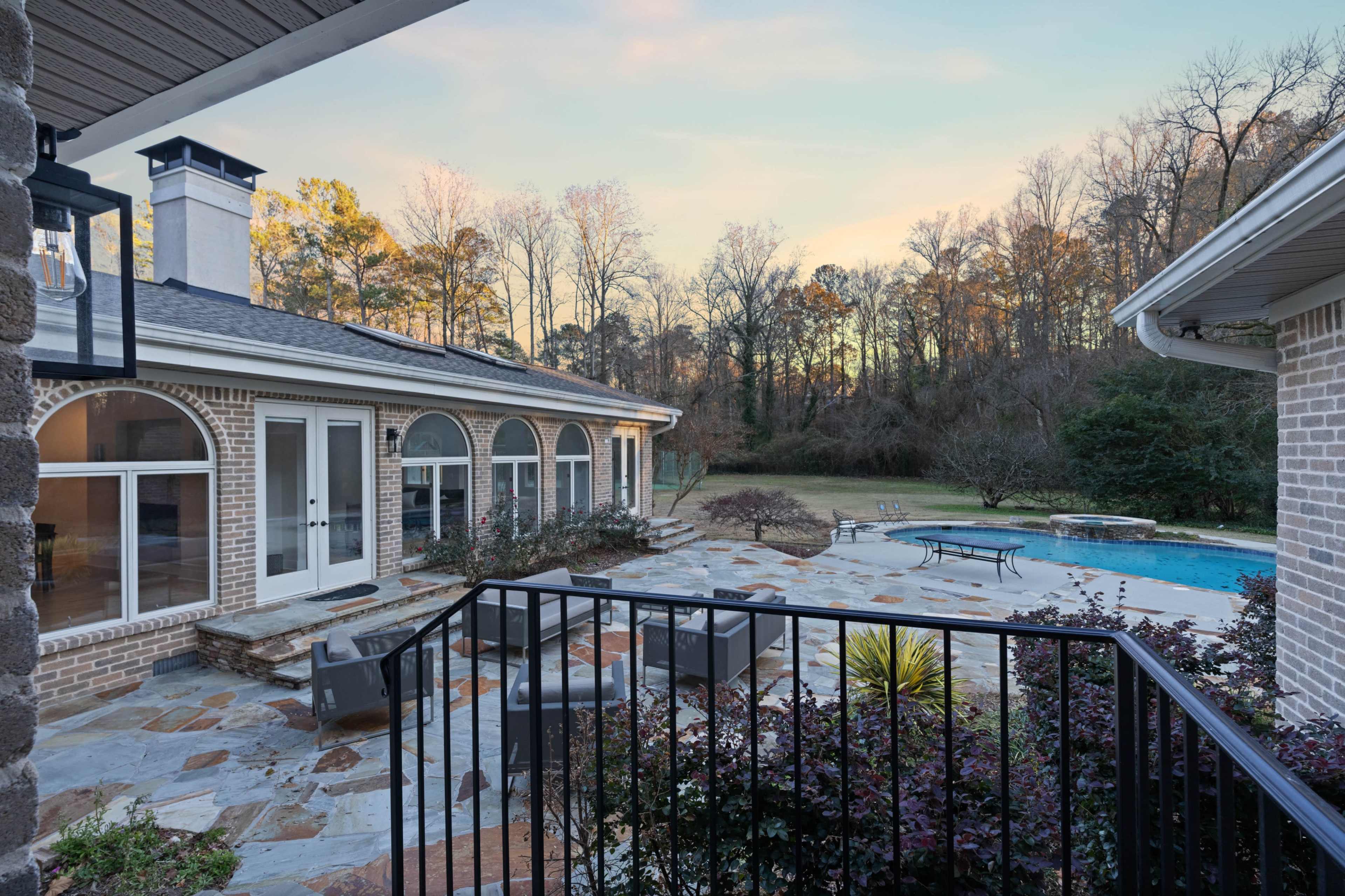 Chastain Park Style Backyard Home Image in Sandy Springs, Atlanta, GA