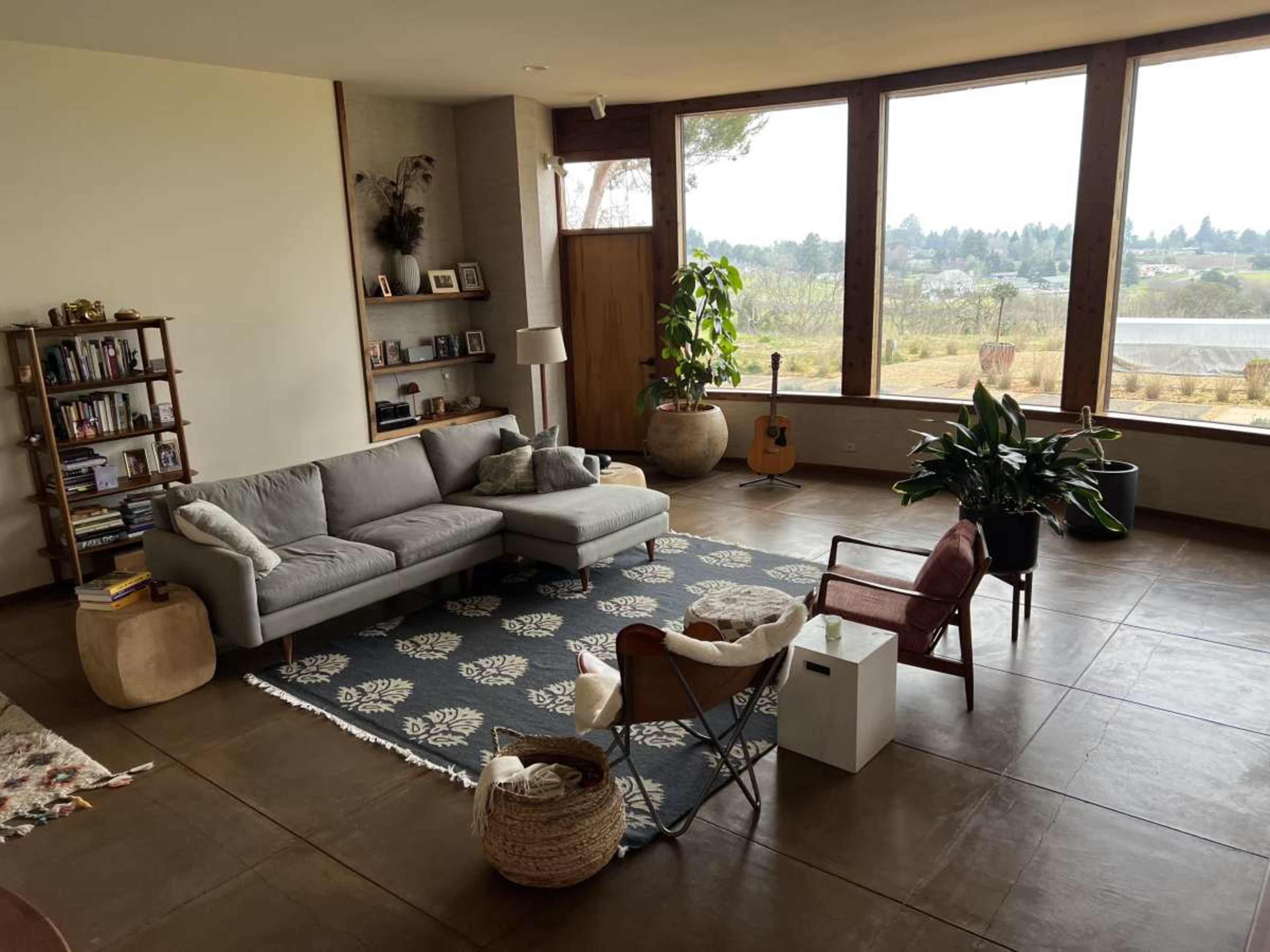 Modern multi-story home on orchard with spectacular views Image in , Sebastopol, CA