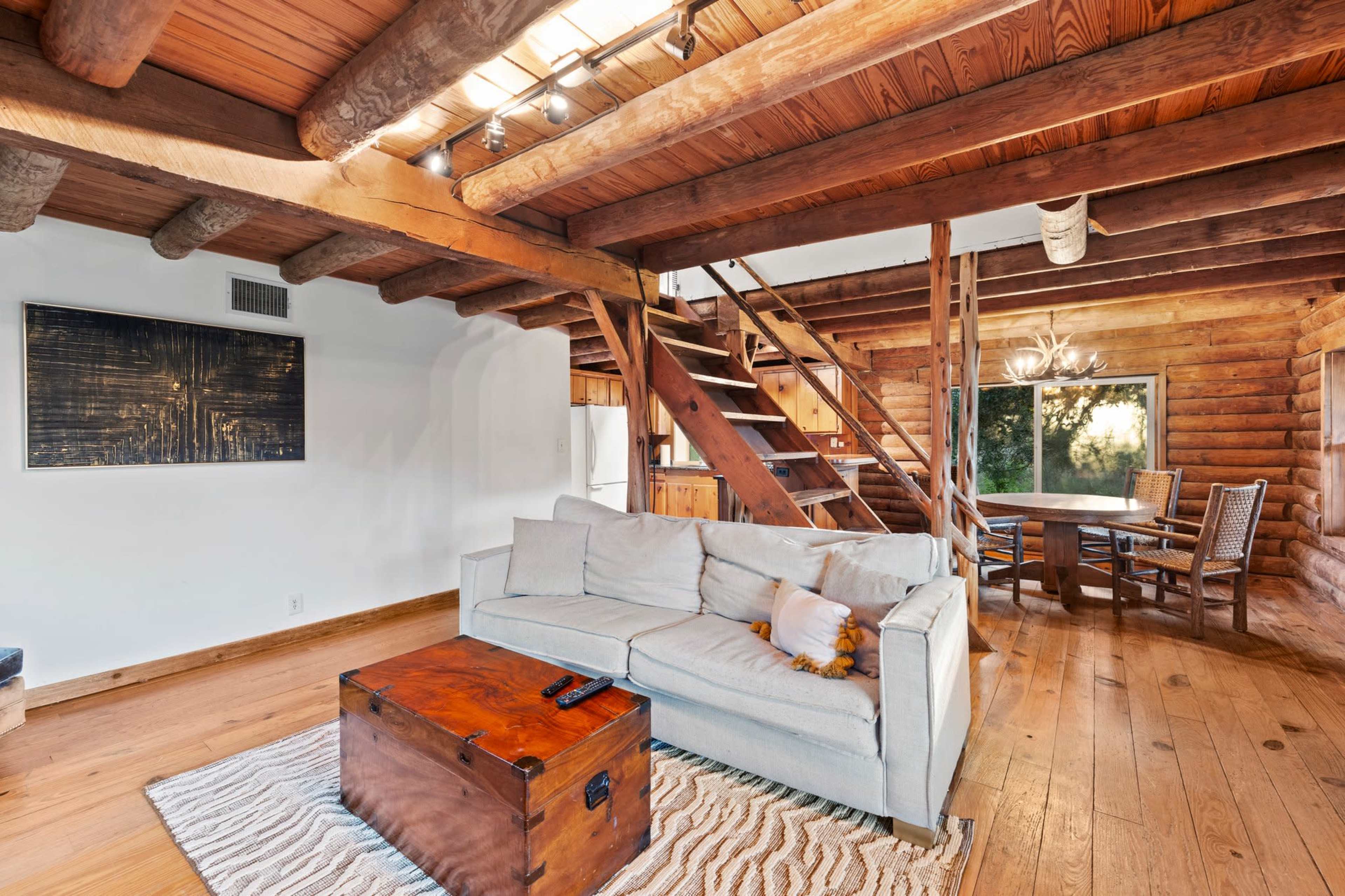 Rustic Secluded Log Cabin in the Austin Hill Country Image in , Austin, TX