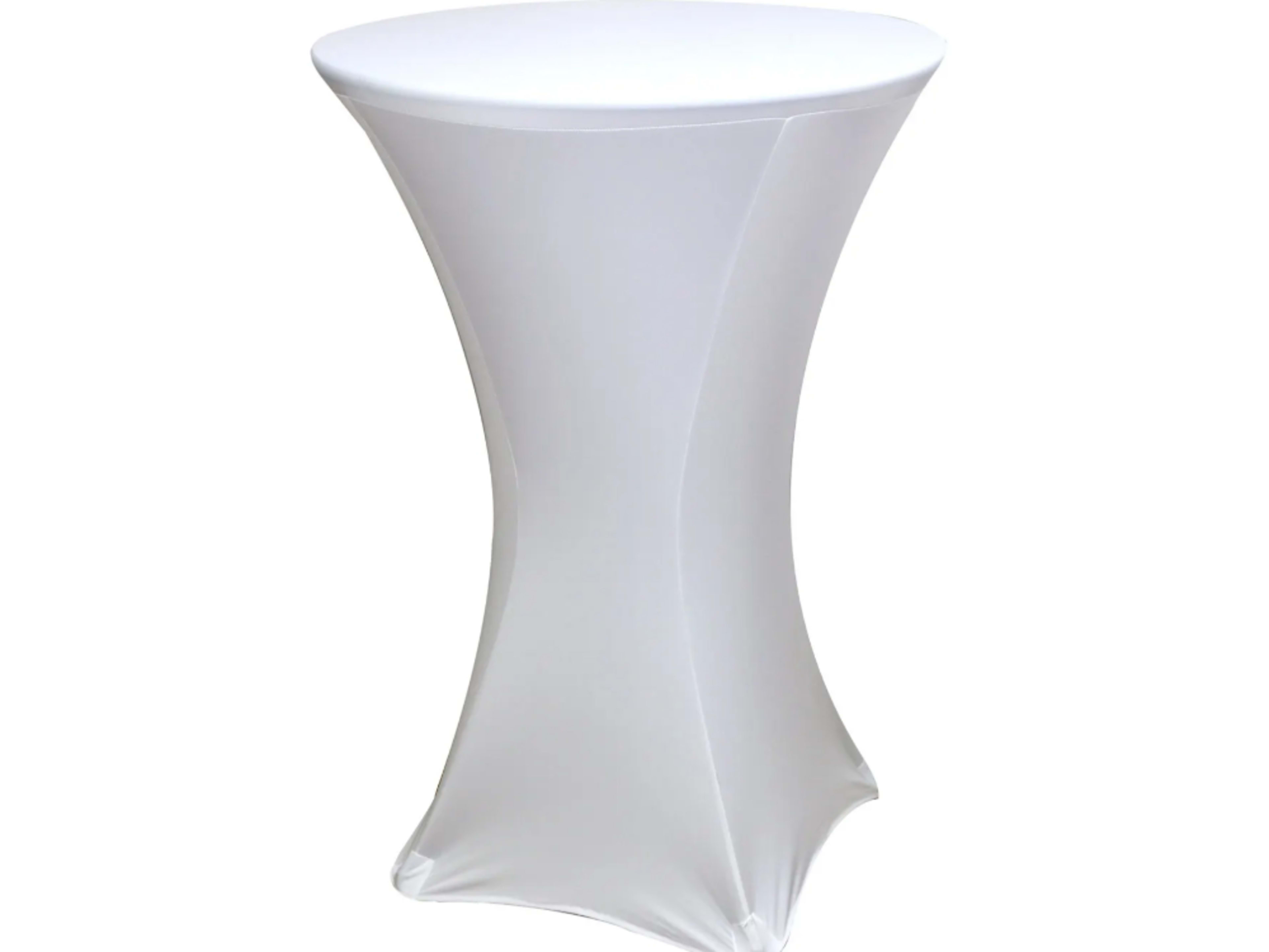 30"X42" Round White Table Linens