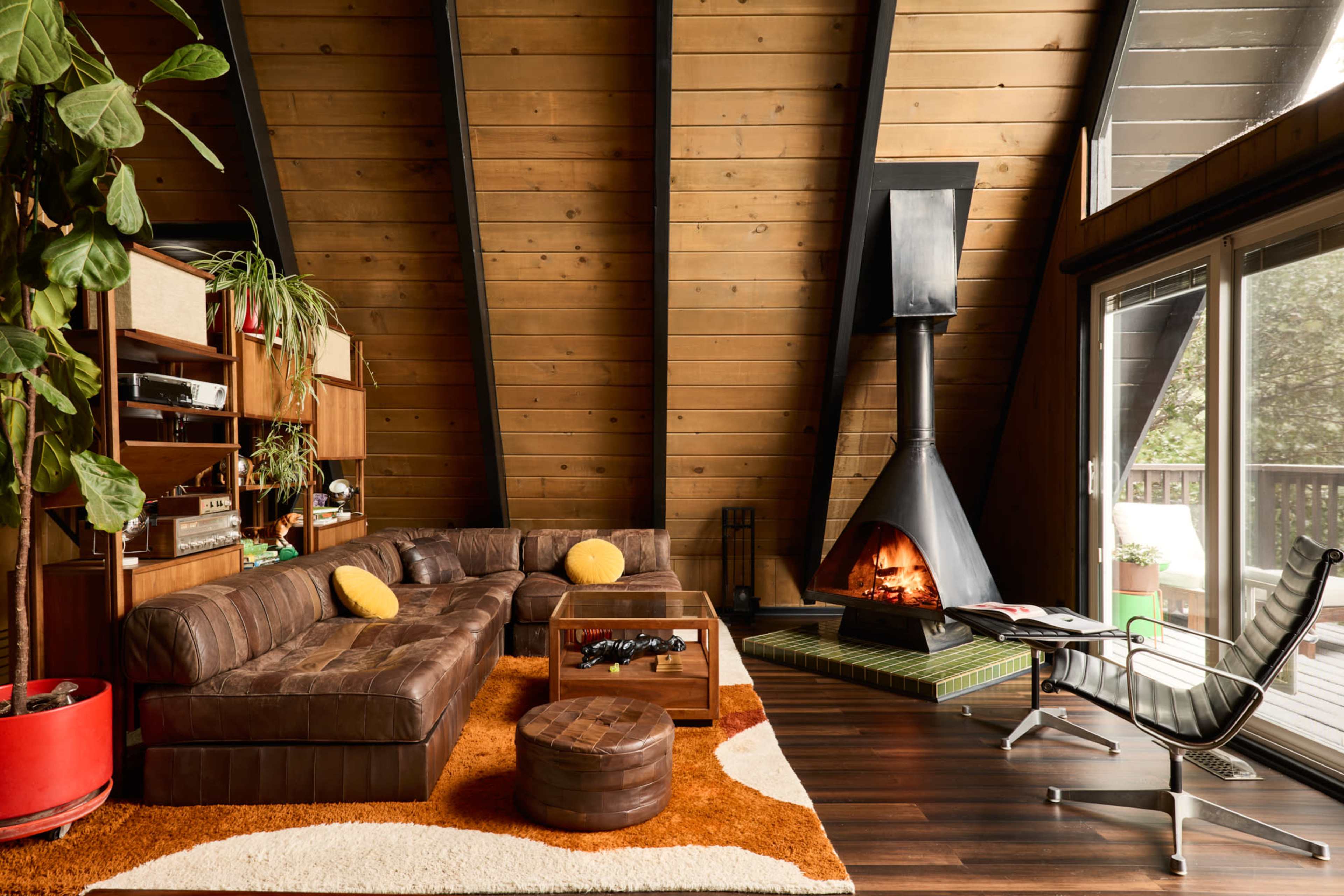 Mid-Century Curated 1970s A-Frame Image in Lake Arrowhead, Lake Arrowhead, CA