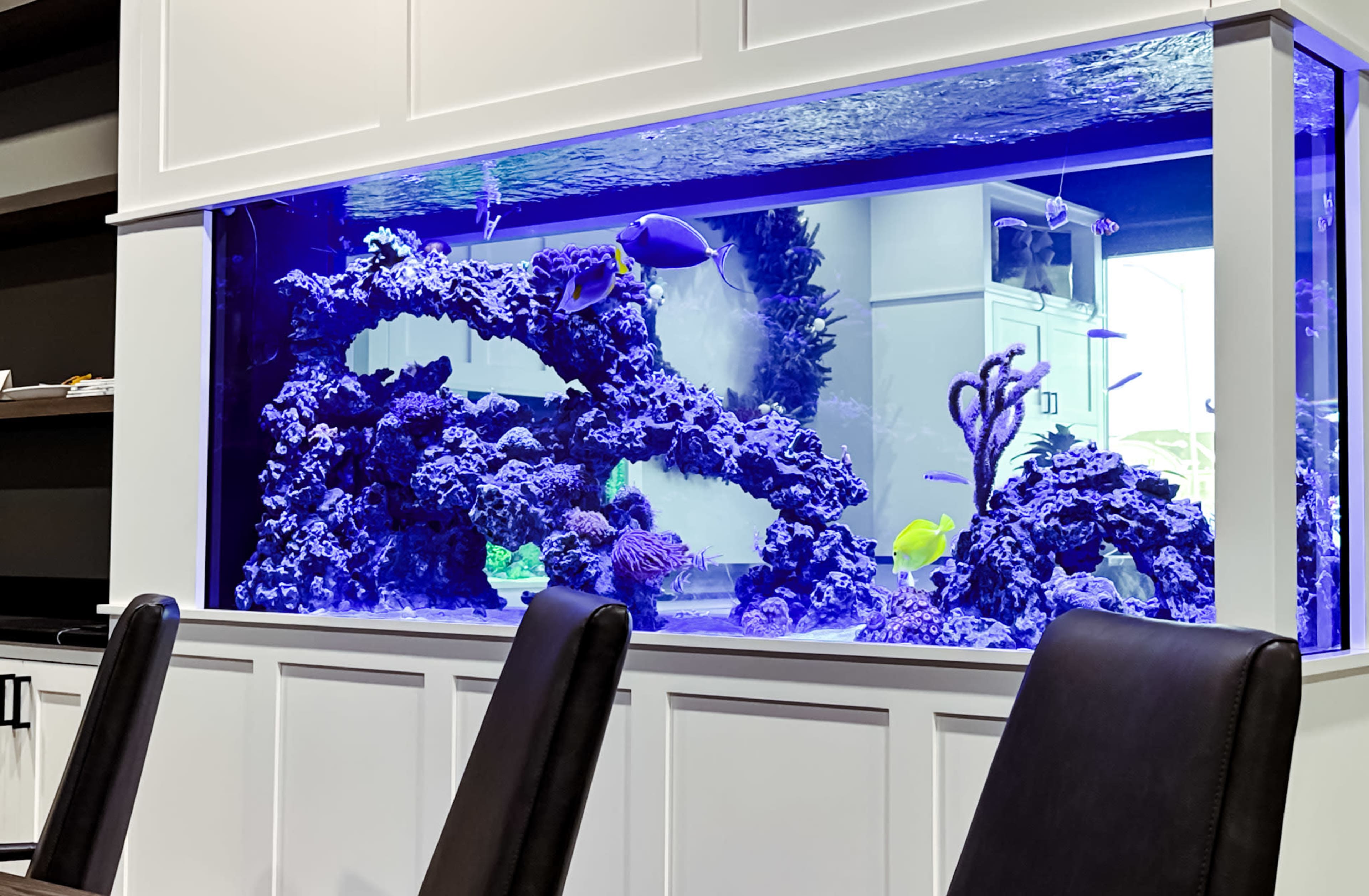 Modern Boardroom & Strategy Space with Built-In Aquarium | Near PVD Airport Image in Warwick, Warwick, RI
