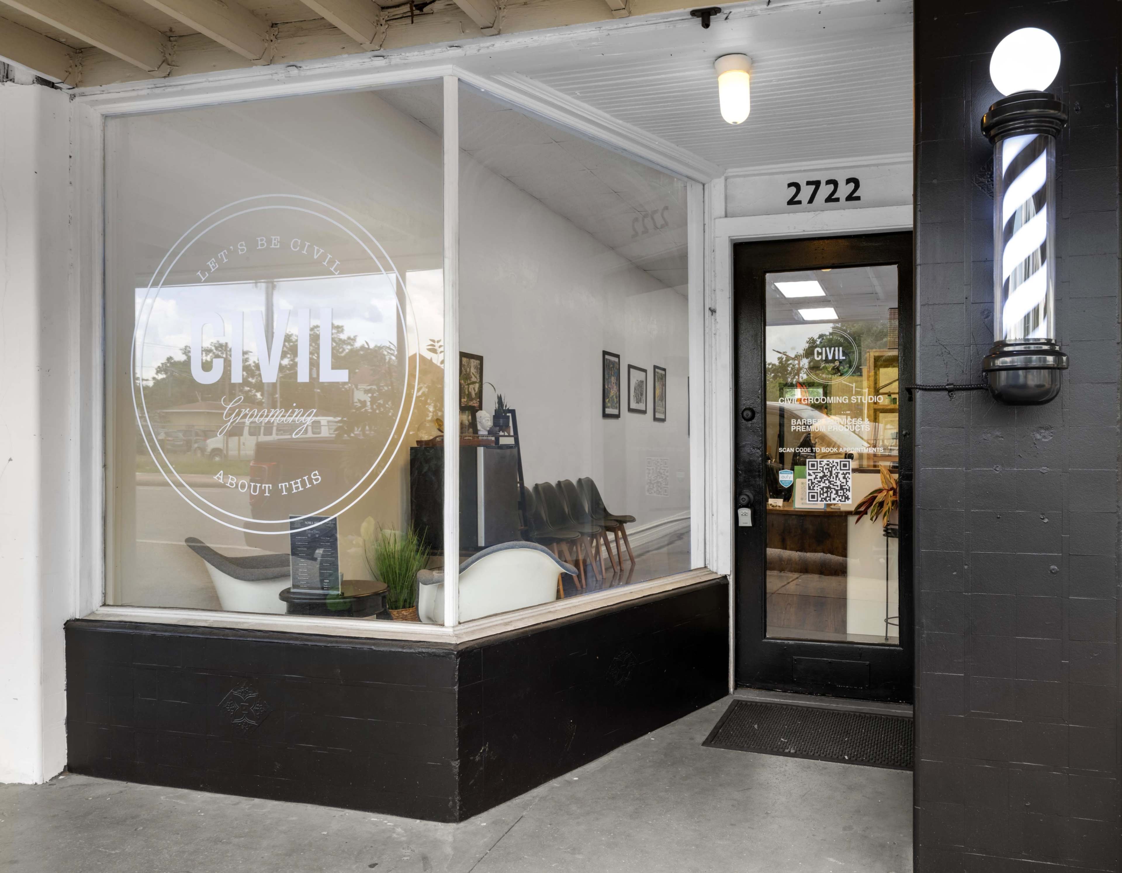 High end Barbershop in trendy historic district Image in Tampa Heights, Tampa, FL