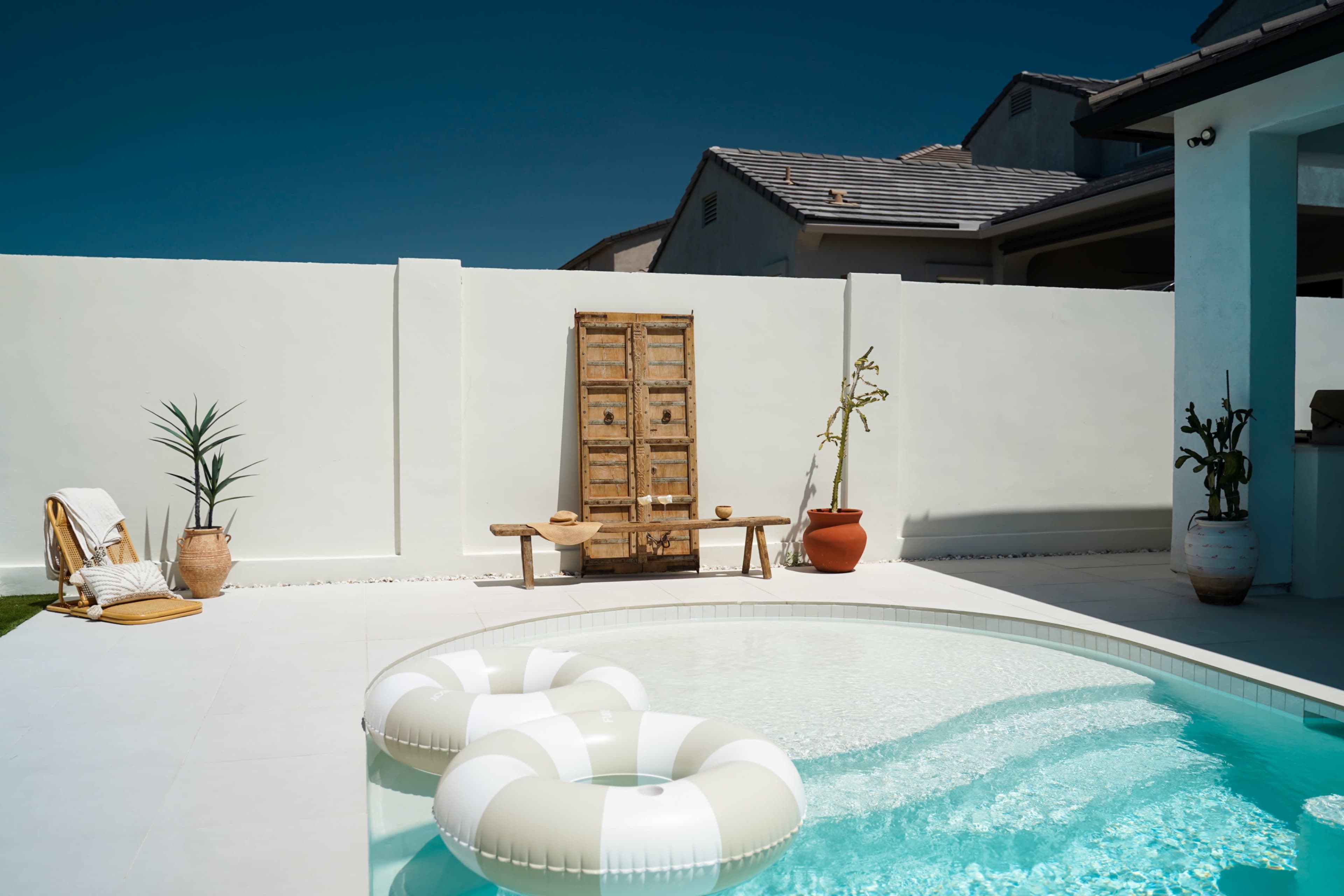 Luxury Private Backyard Oasis with Sauna - Bali Resort Vibes Image in Desert View Village, Phoenix, AZ