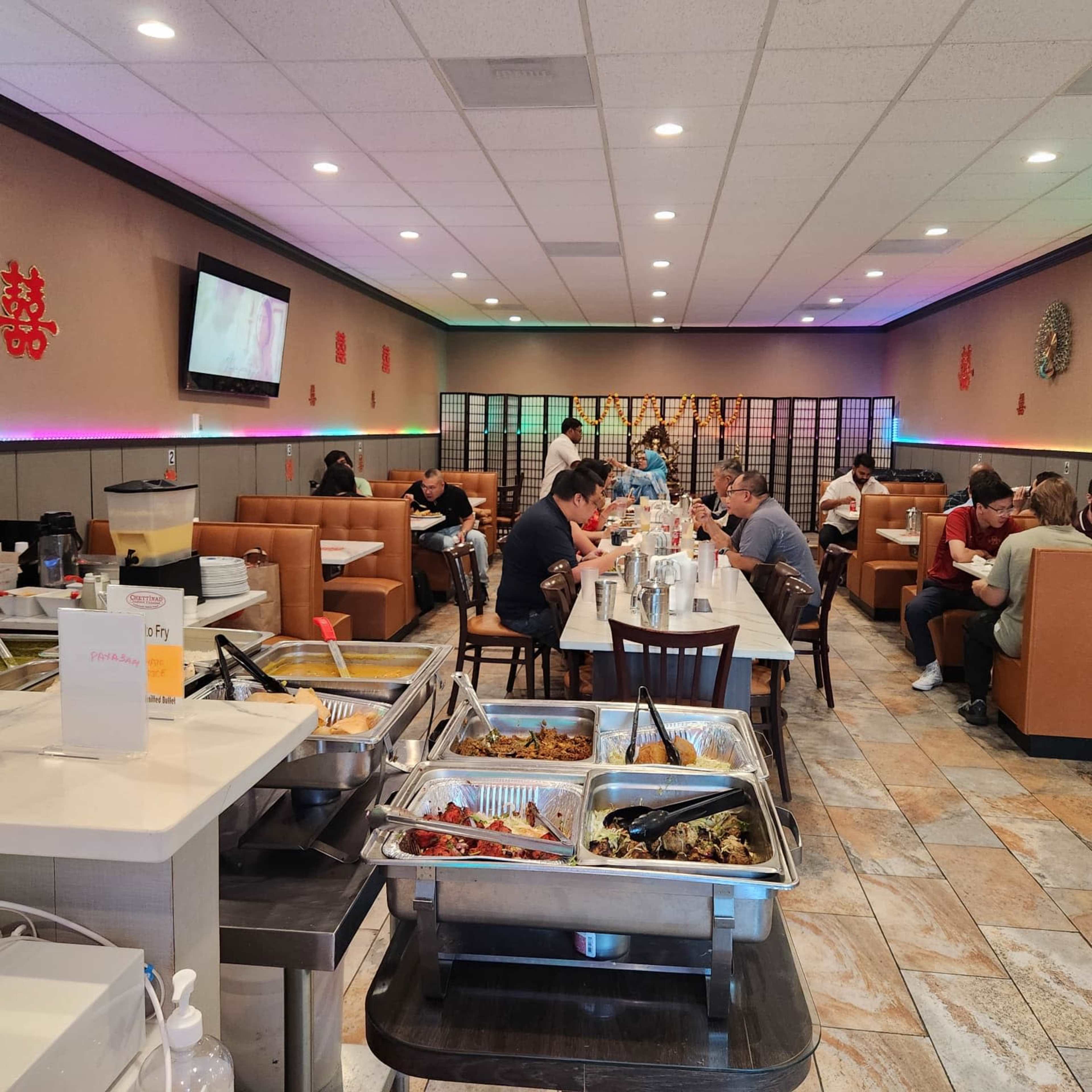 Cozy party hall at an upscale Indian Restaurant Image in Marlene Village, Beaverton, OR