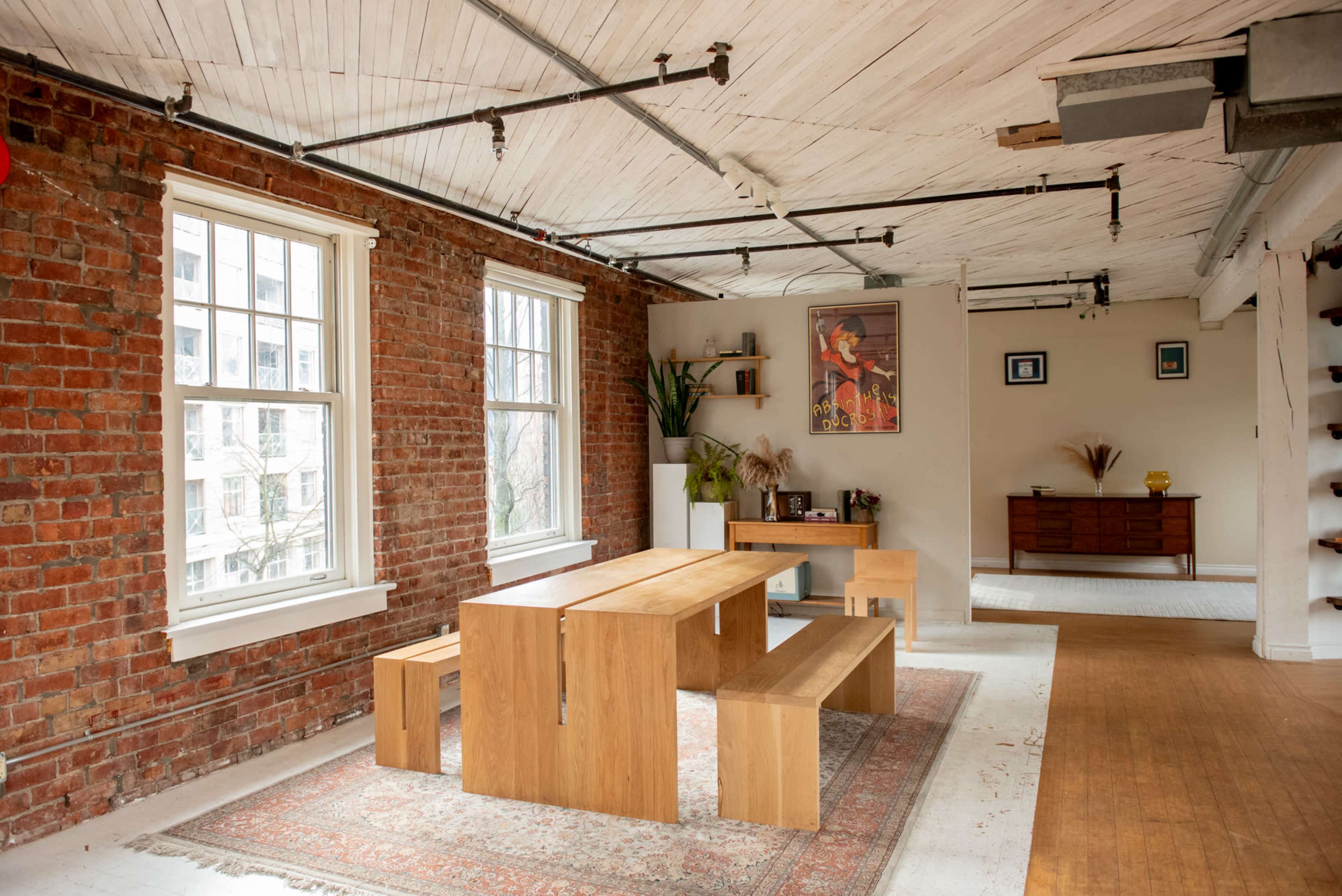 Bright, Inviting and Inspiring Gastown Heritage Loft Event Space Image in Downtown Eastside, Vancouver, BC