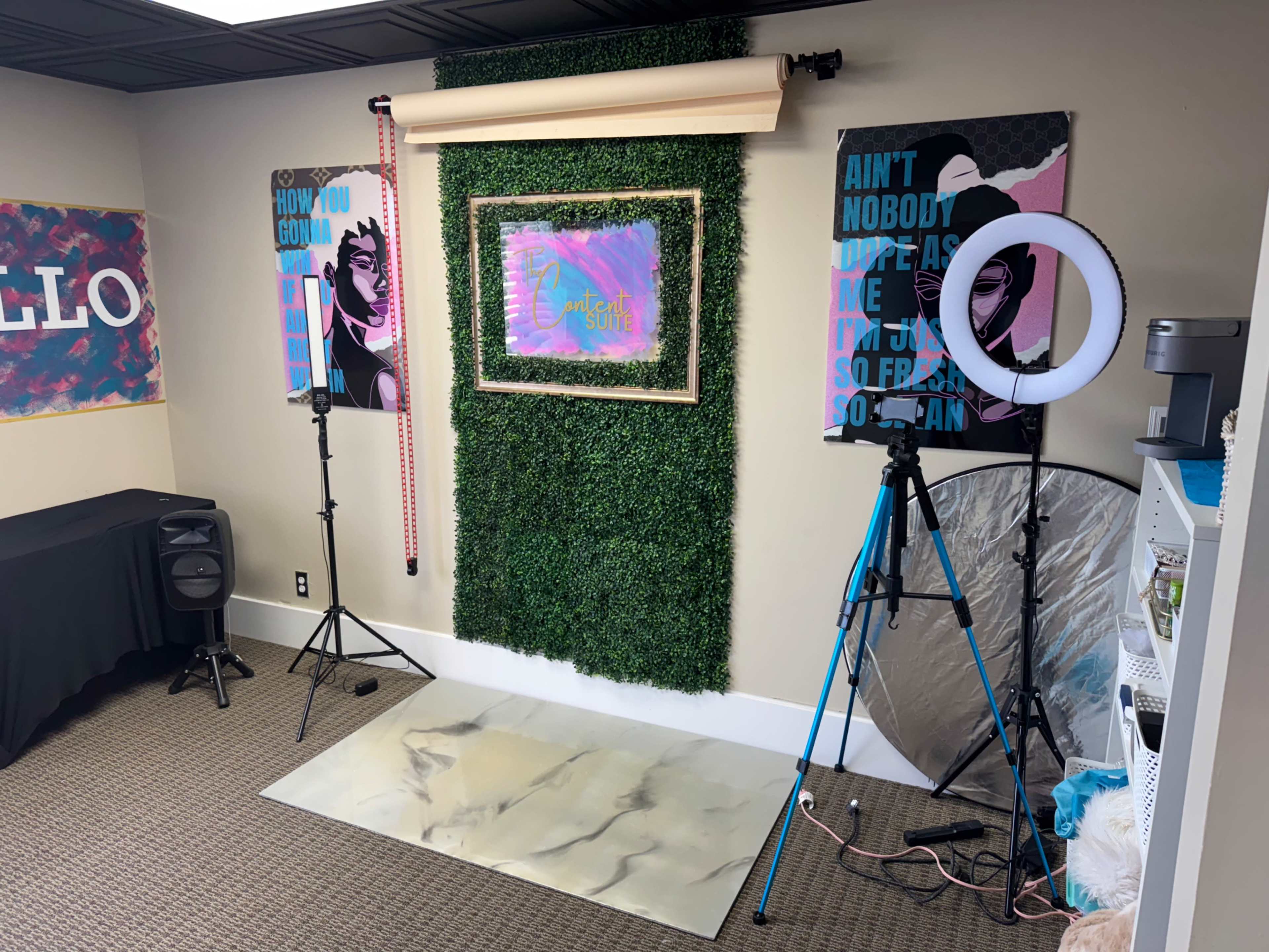 Unleash Your Creative Juices - Feminine Charm Meets Artistic Vibes- McDonough Square Content Suite Image in McDonough, McDonough, GA