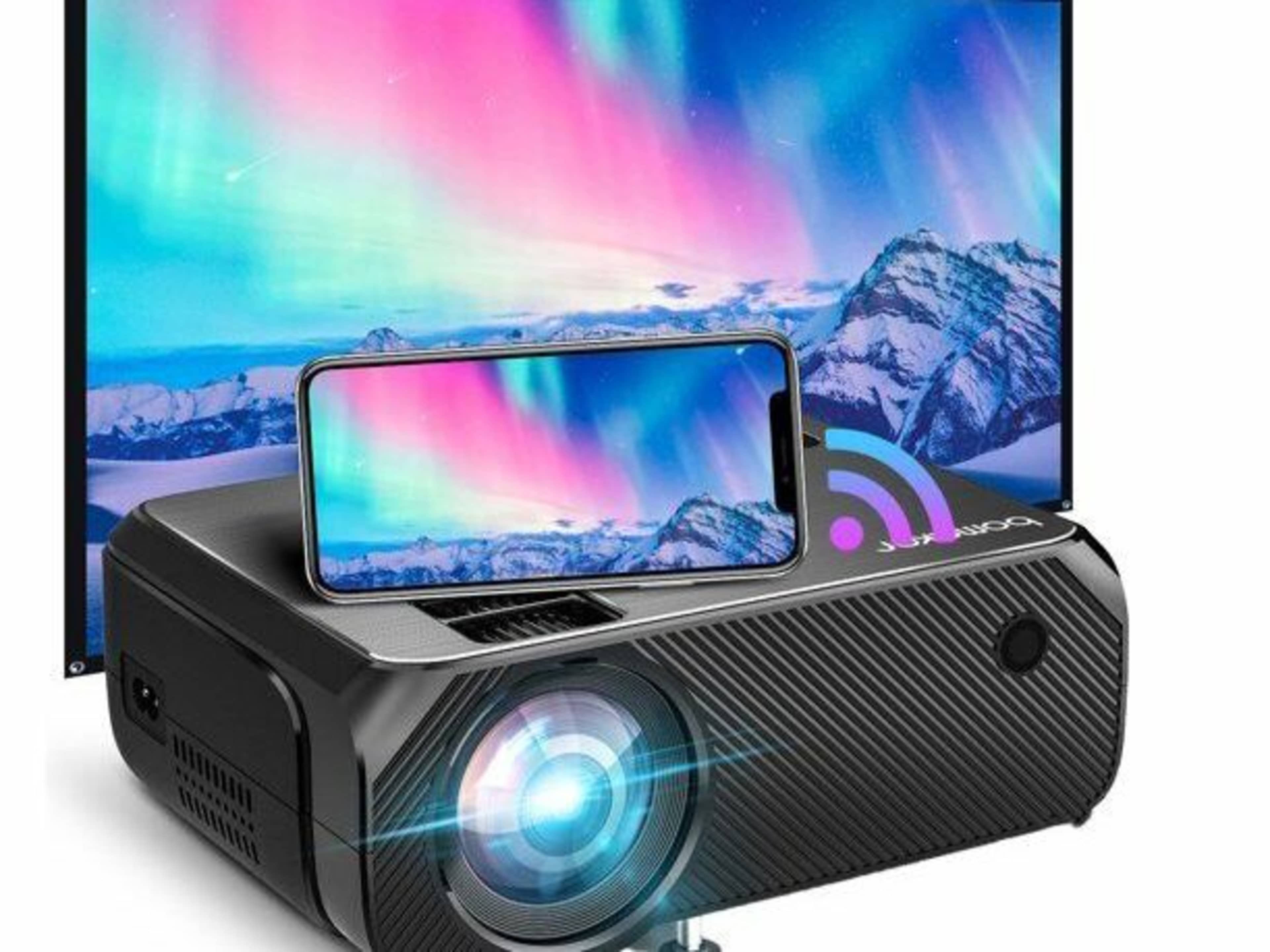 Projector and 100 inch projector screen
