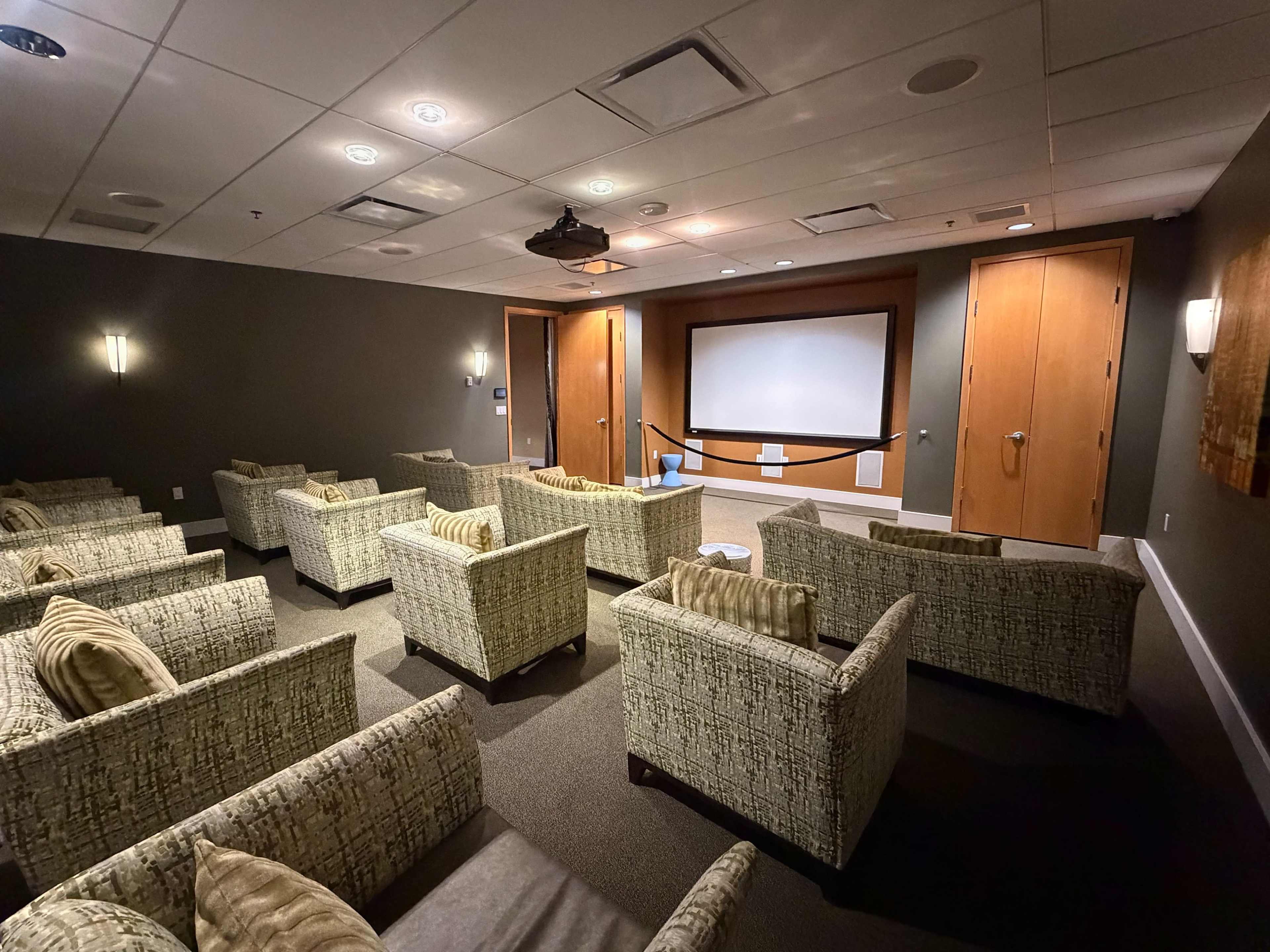 Cozy Theatre Room in Bellevue Image in Northwest Bellevue, Bellevue, WA