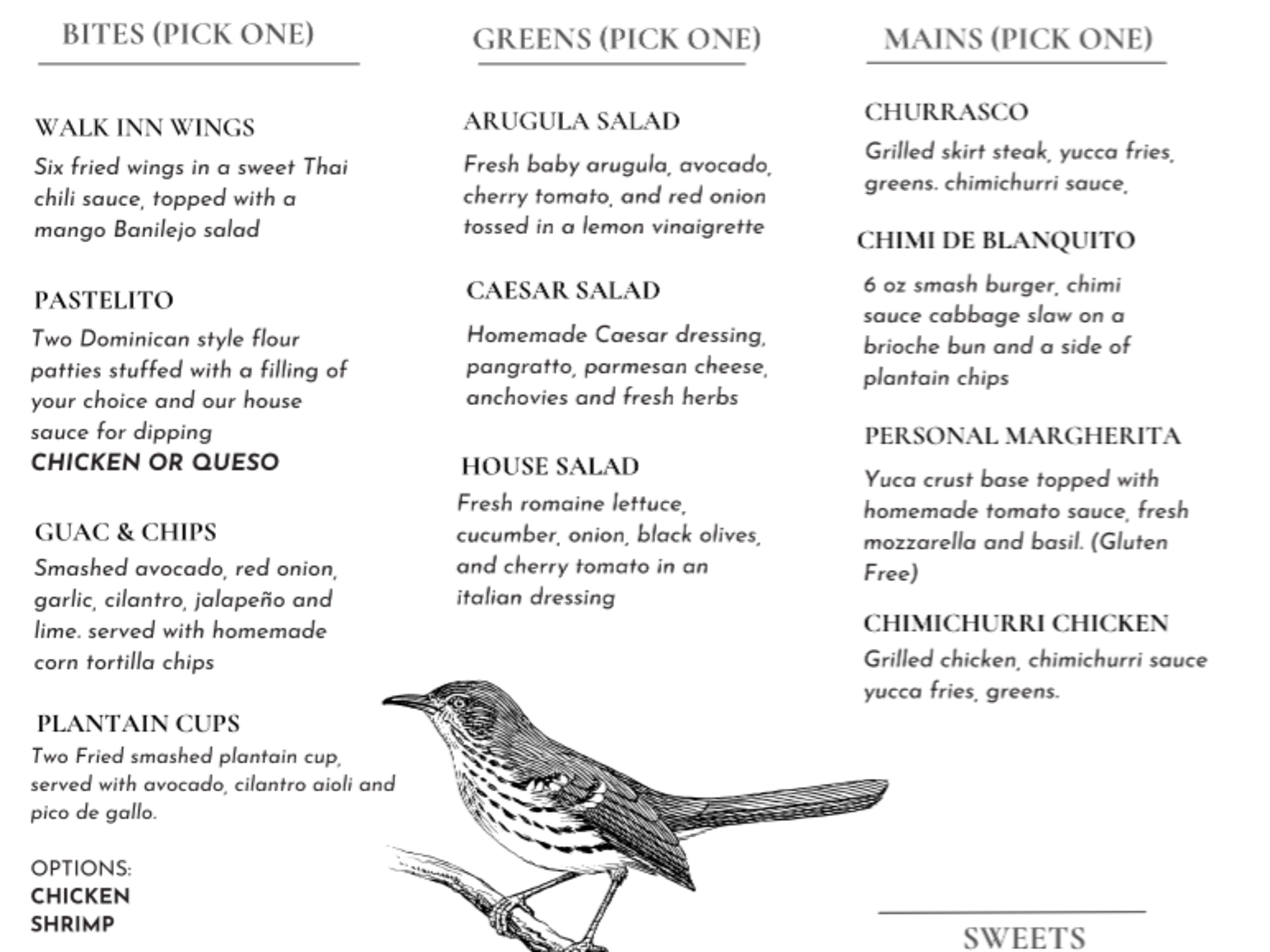 Prix-Fixe Lunch/Dinner