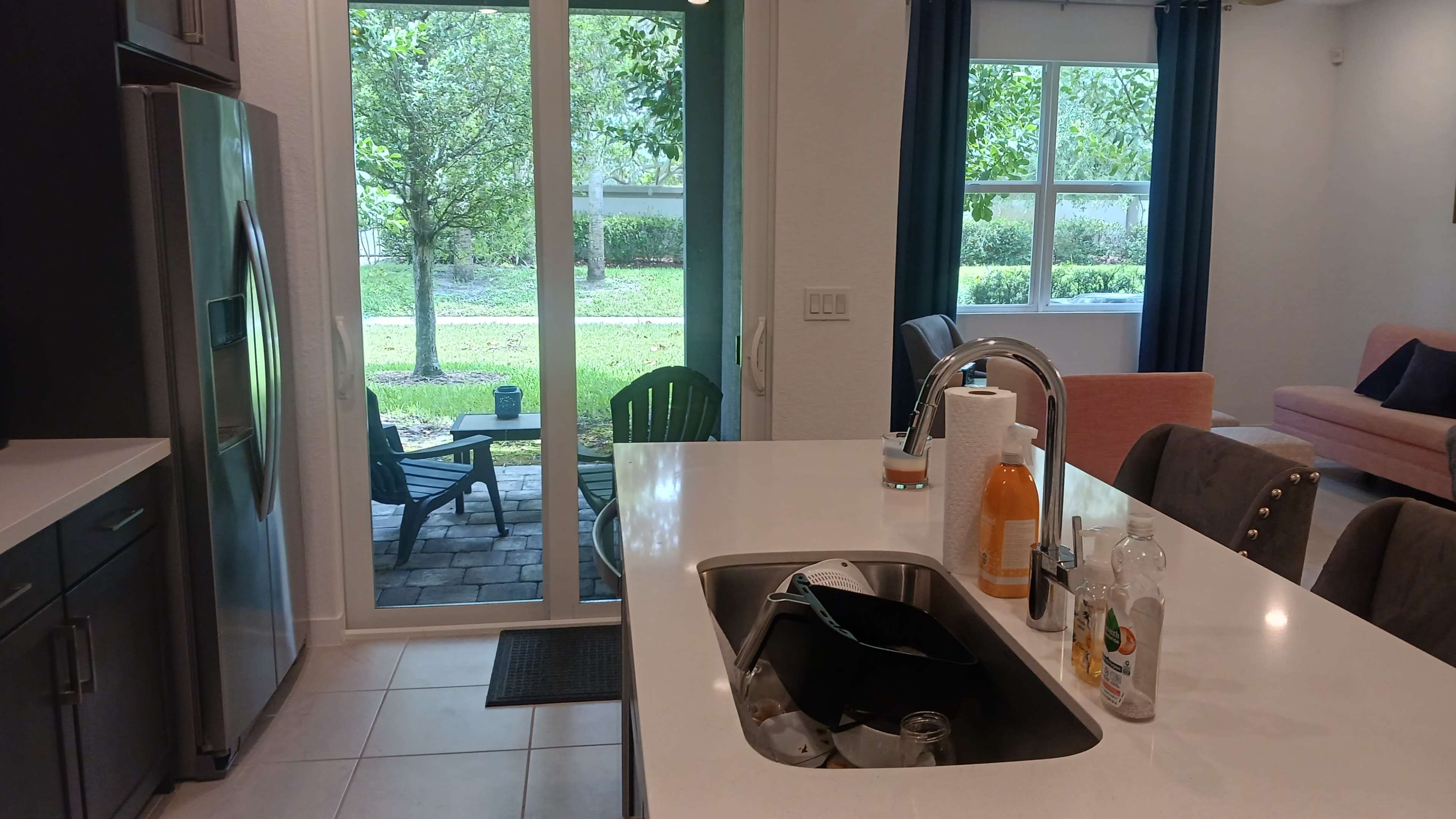 Simply Calm Small Suburban Living Space Image in , Lake Worth, FL