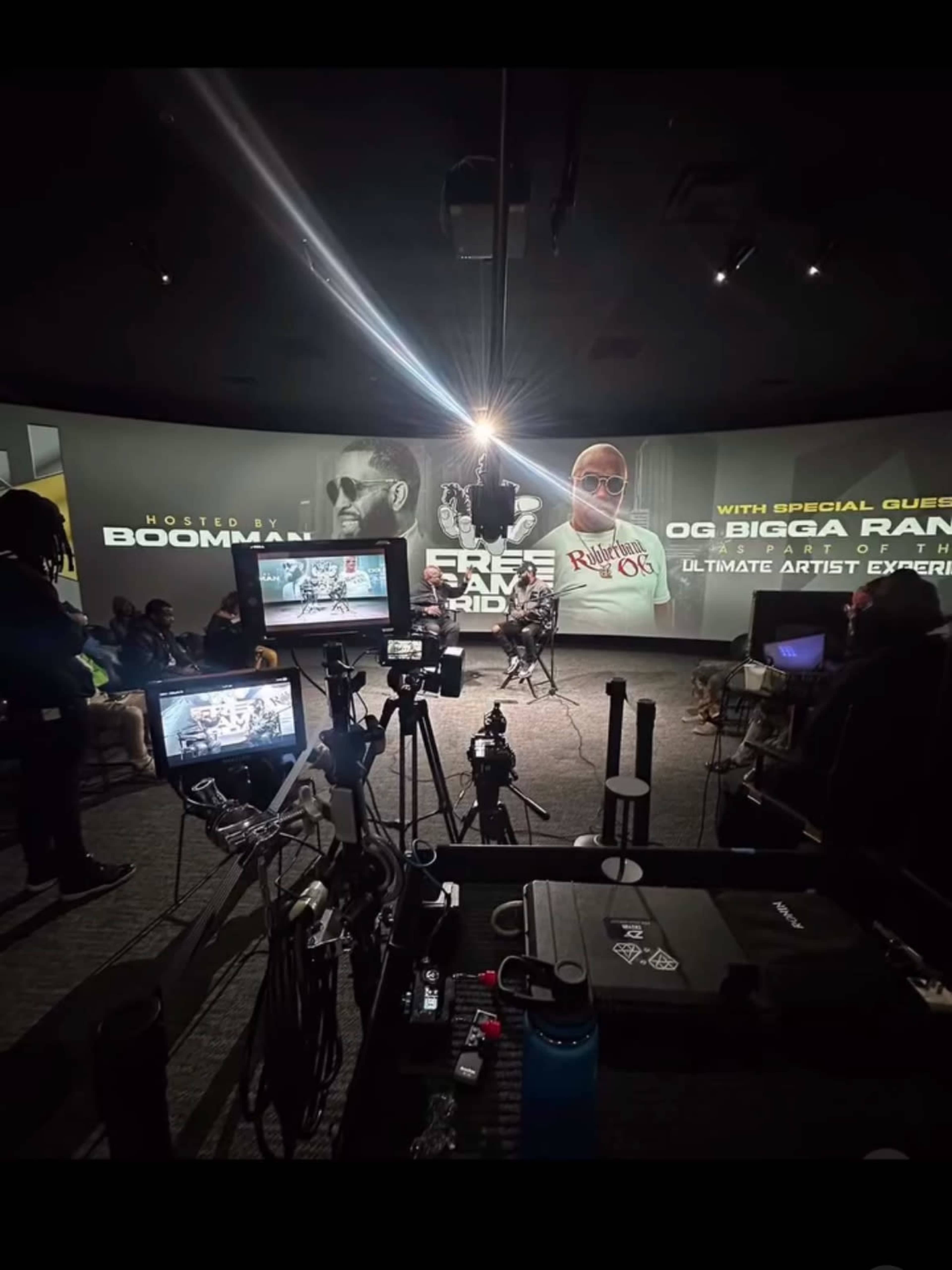 TV/Podcast Studio with 60 foot wide video wall in Buckhead Image in Buckhead, Atlanta, GA