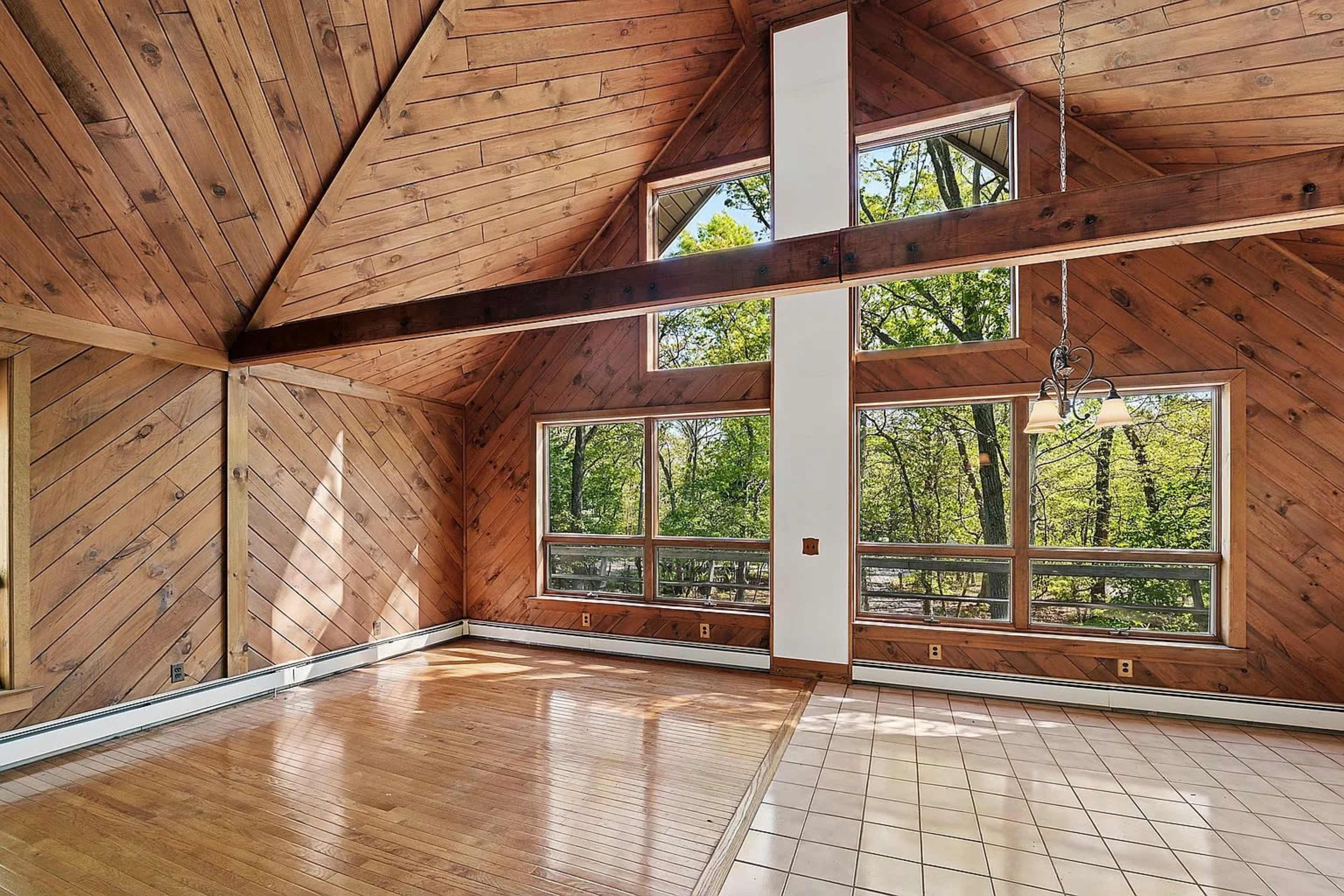 Rustic 1970s Cabin in the East Hampton Woods Image in East Hampton, East Hampton, NY