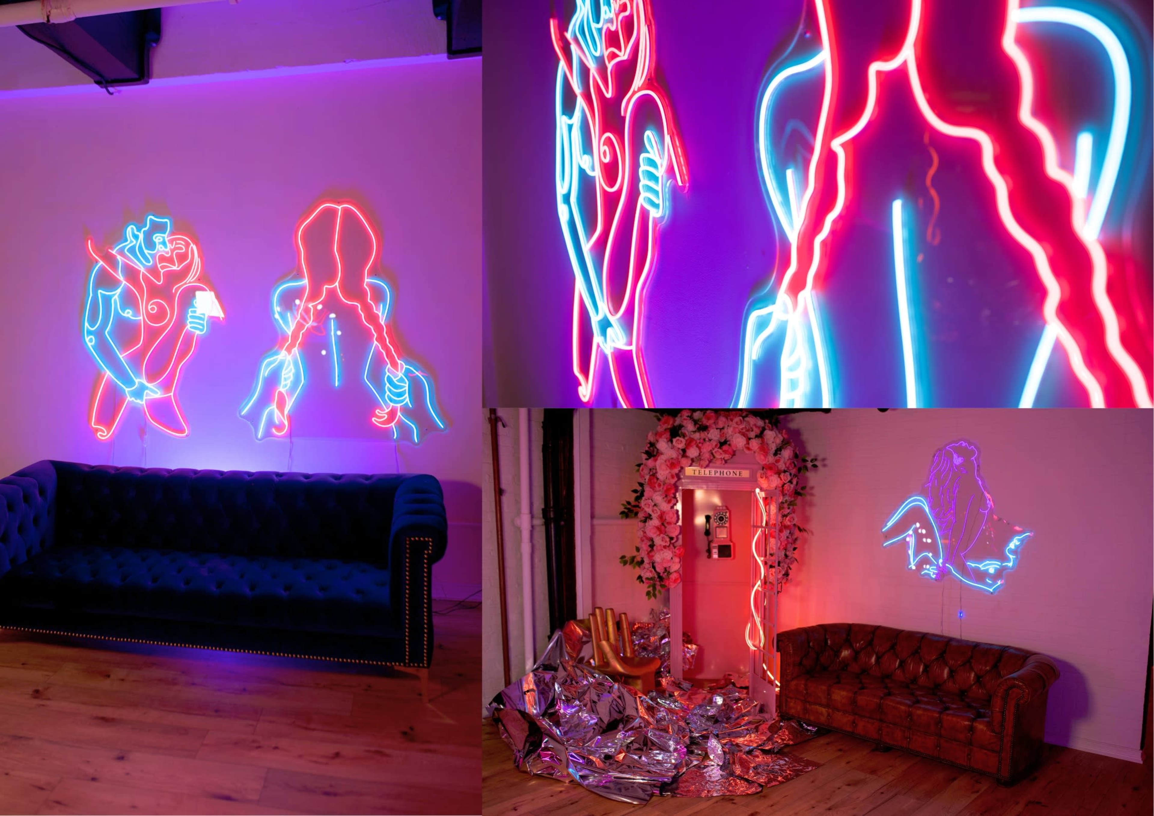 Kansas City Neon Babe Studio Image in Downtown Kansas City, Kansas City, MO