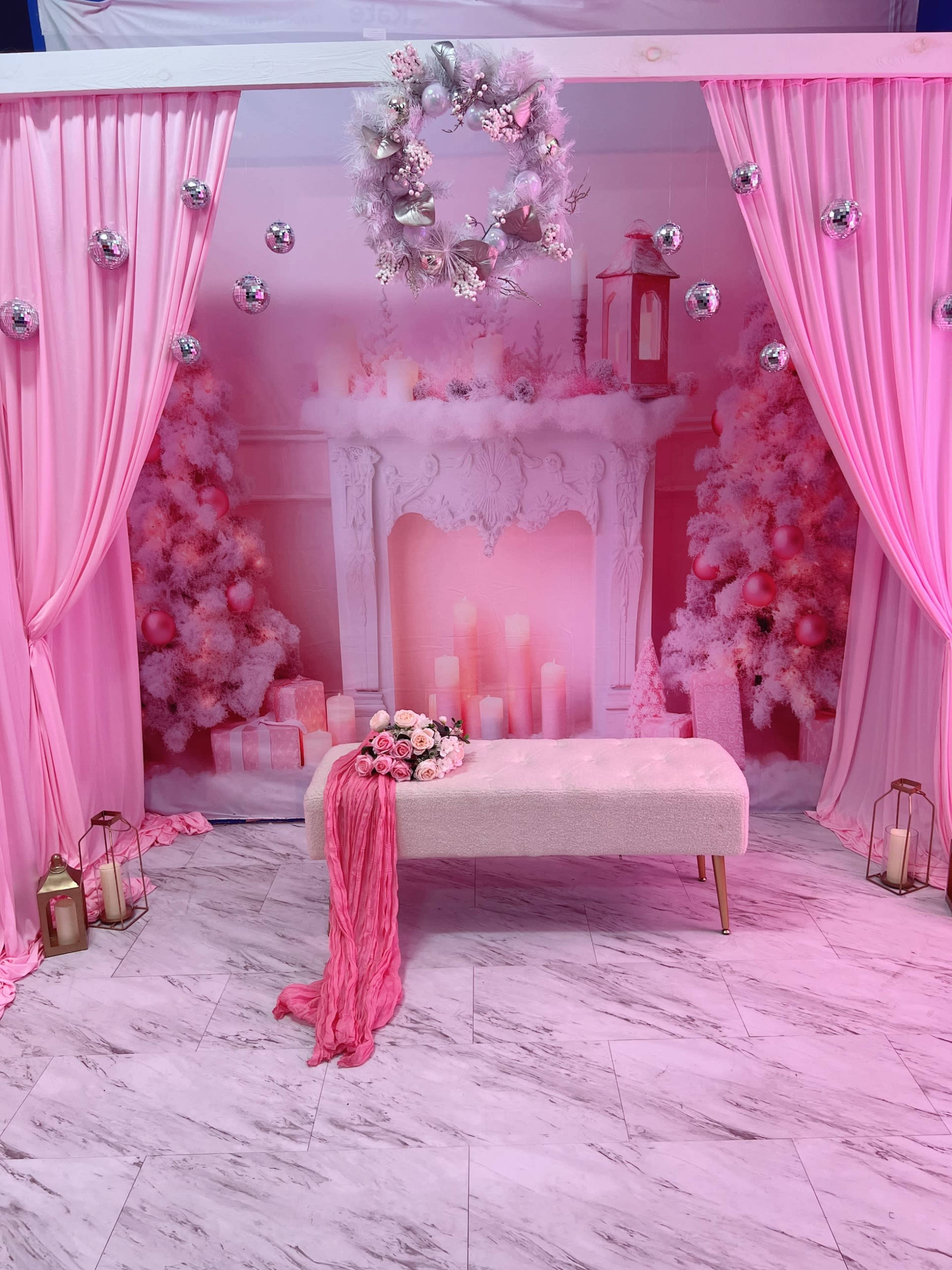 Pink Champagne Dreams | A Luxurious Blush Winter Wonderland Where Holiday Magic Meets Pretty Girl Glamour ✨ Image in Bowie, Bowie, MD