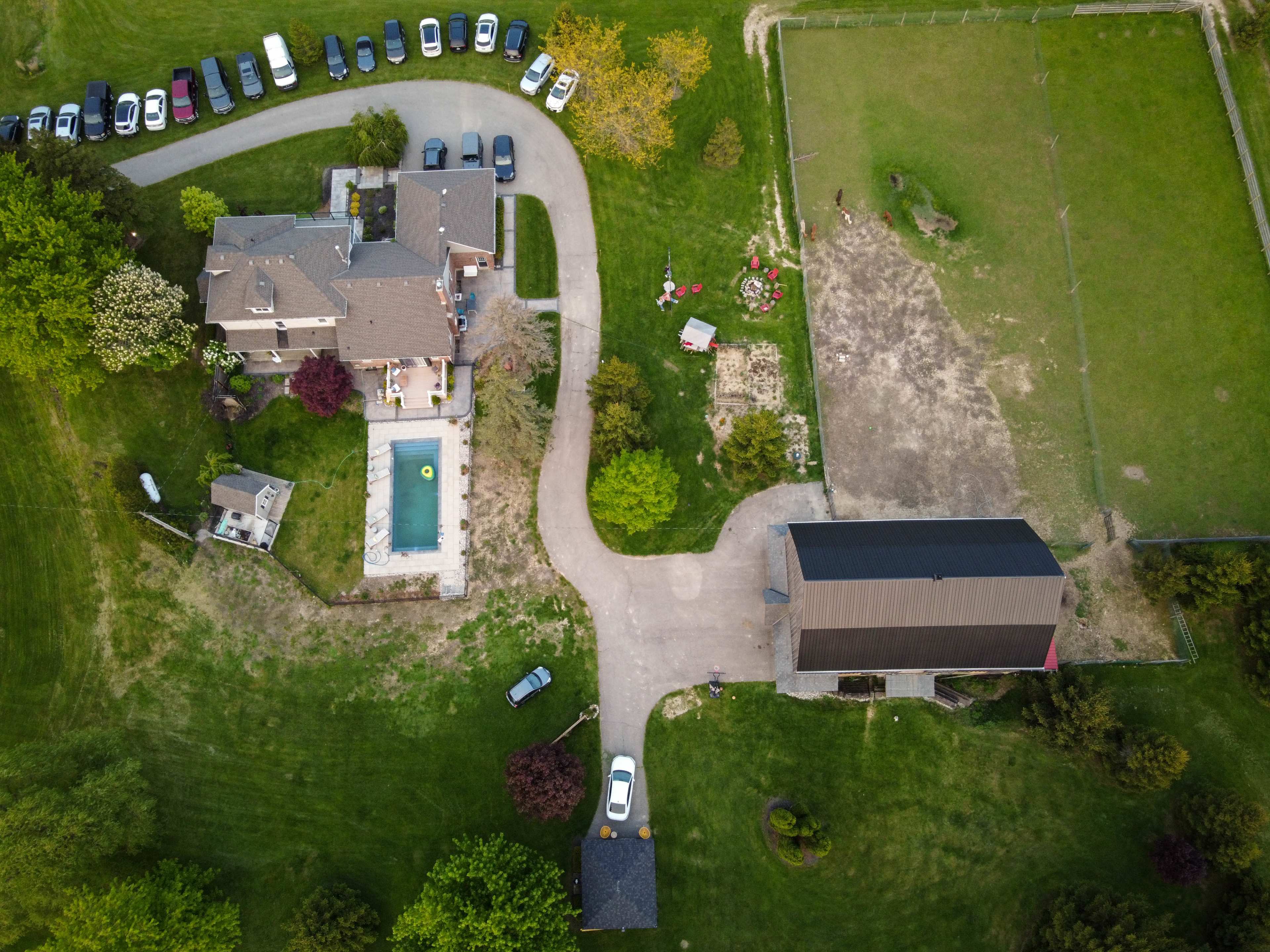 Hobby farm with large historic barn with rustic studio space and a cozy country cabin. Image in Brant, Caledonia, ON