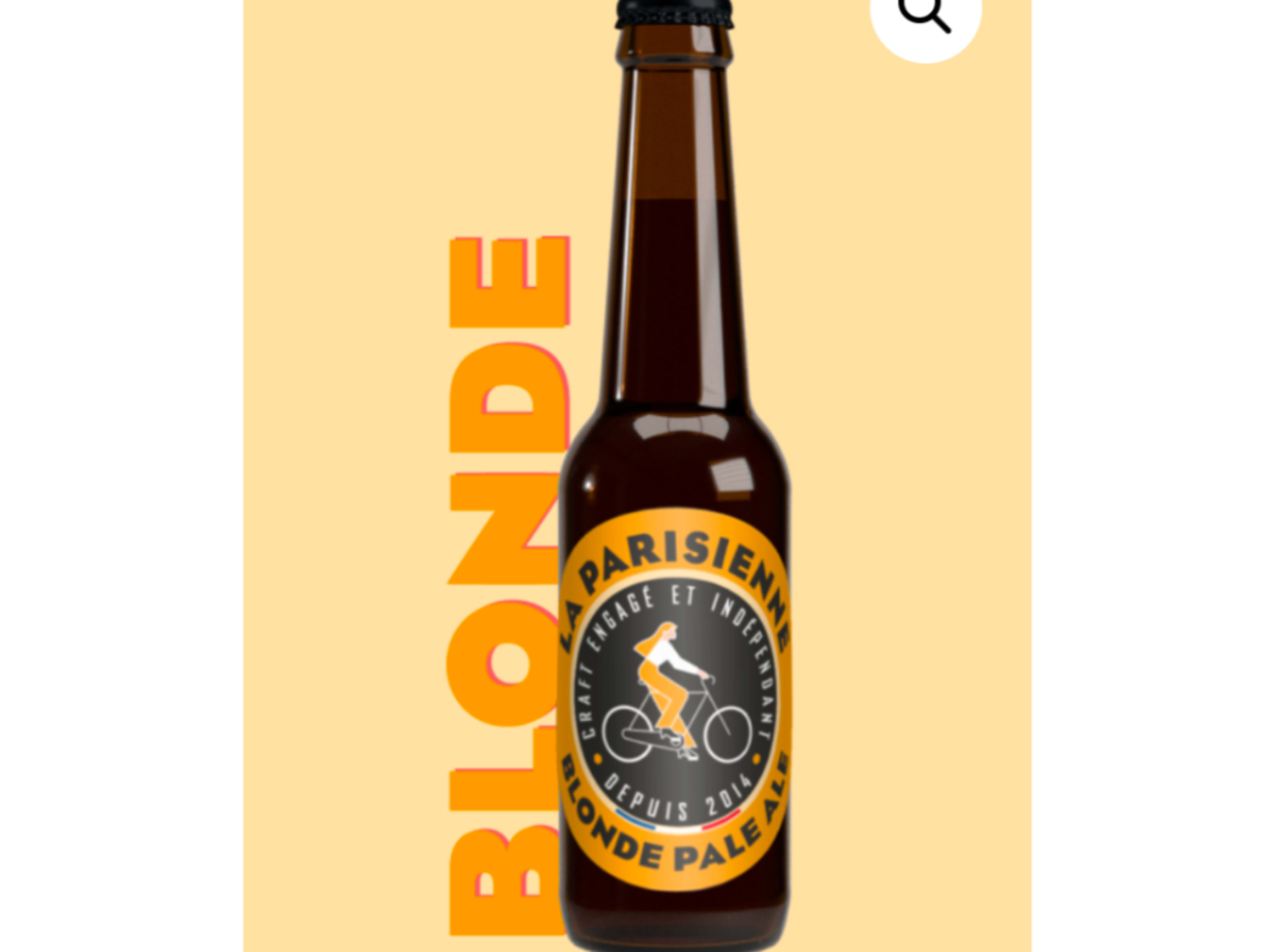 Pack de 6 bières La Parisienne 33cl