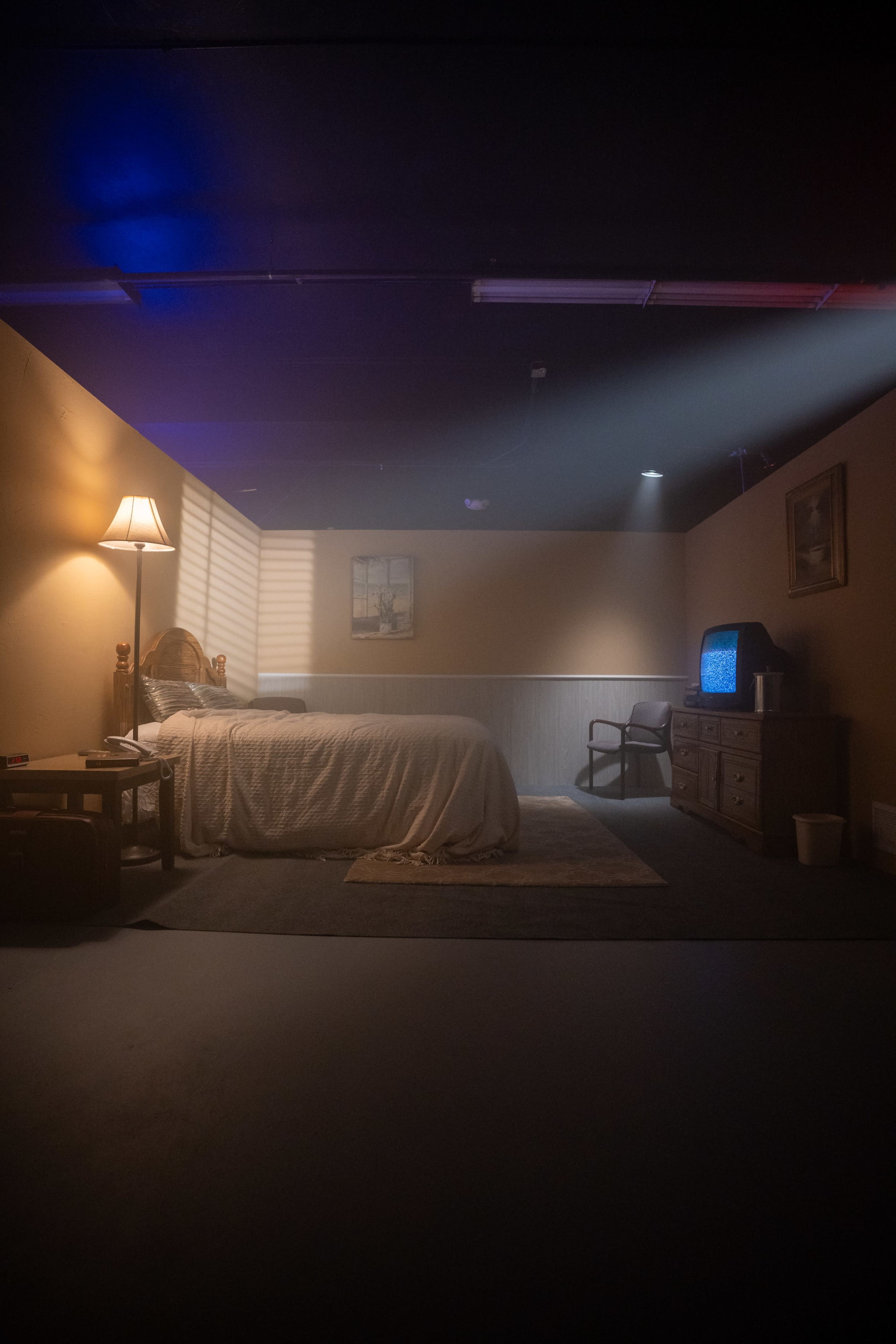 Vintage Motel Film Set — Cinematic 1970s–1990s Roadside Room Image in Glendale, Glendale, AZ