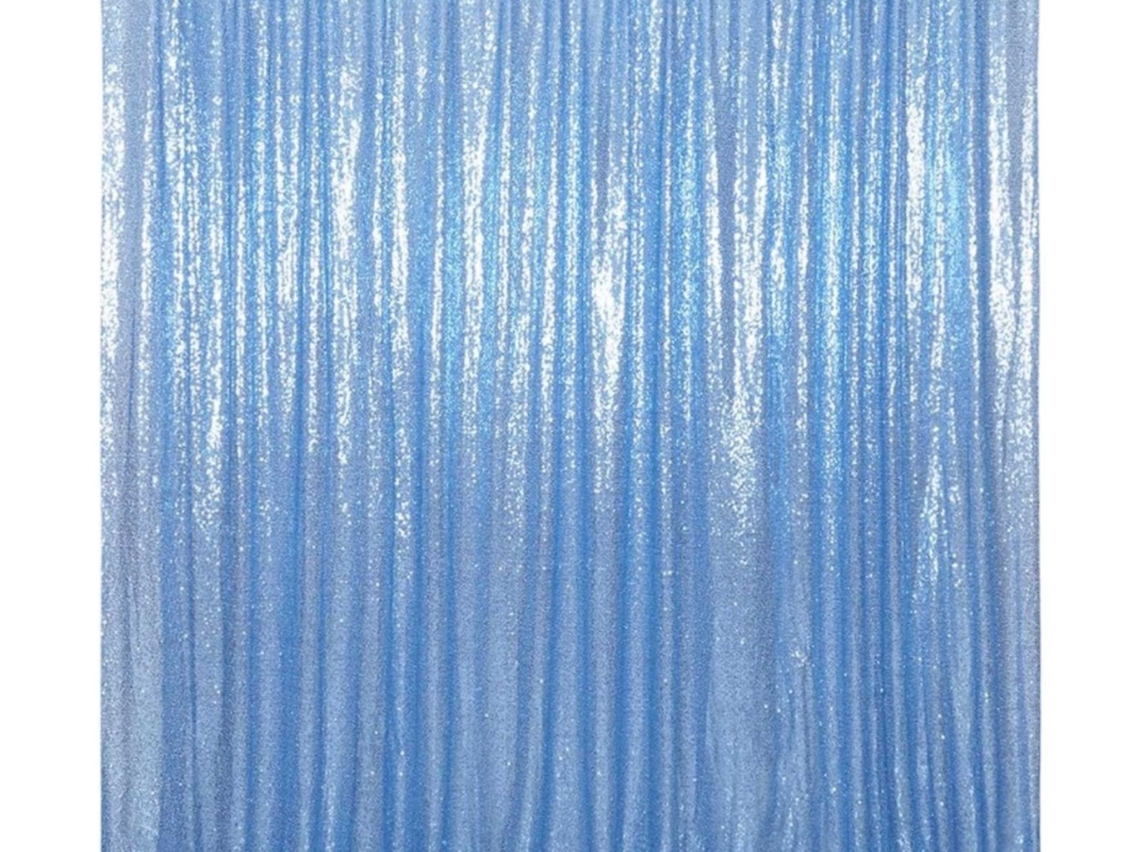 Backdrop Baby Blue Sequin