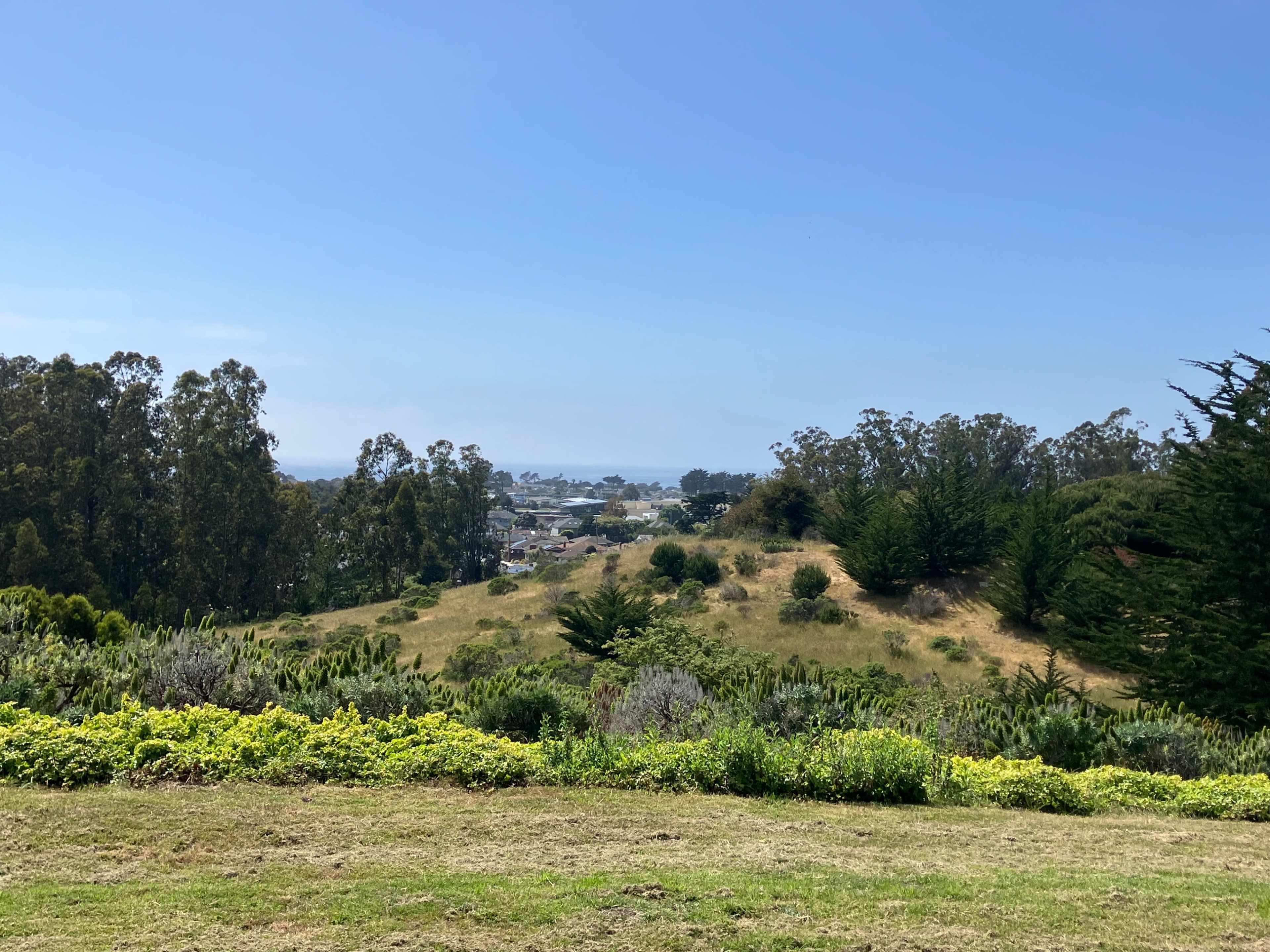 Stunning Hilltop Property with a 270 Degree View, Including Ocean, Valley, Pond & Garden Views. Close to hotels, restraunts, wedding venues and downtown HMB. Image in , Half Moon Bay, CA