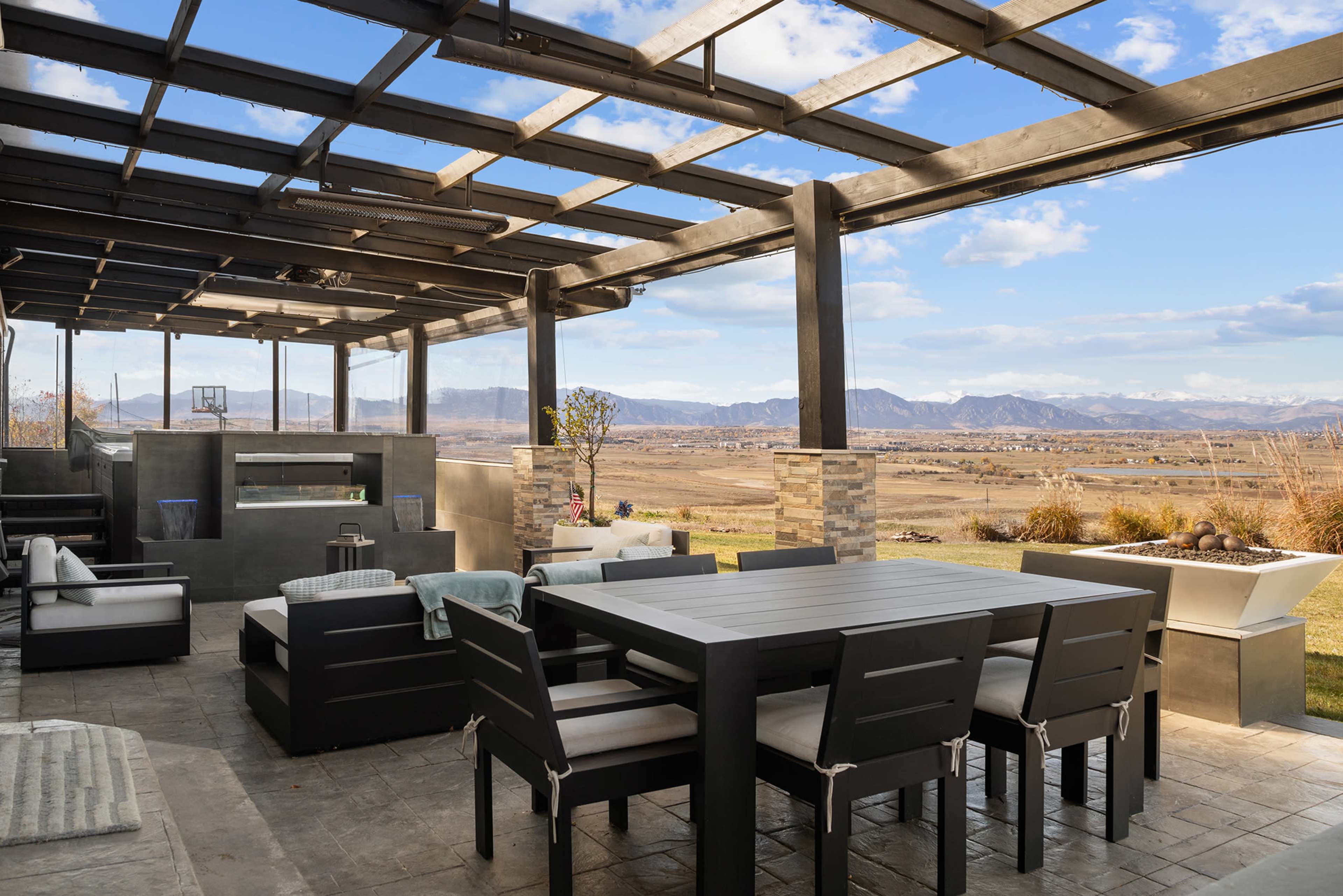 Modern Mountain-View Home + Covered Patio | Weddings & Receptions, Denver/Boulder Area Image in Broomfield, Broomfield, CO