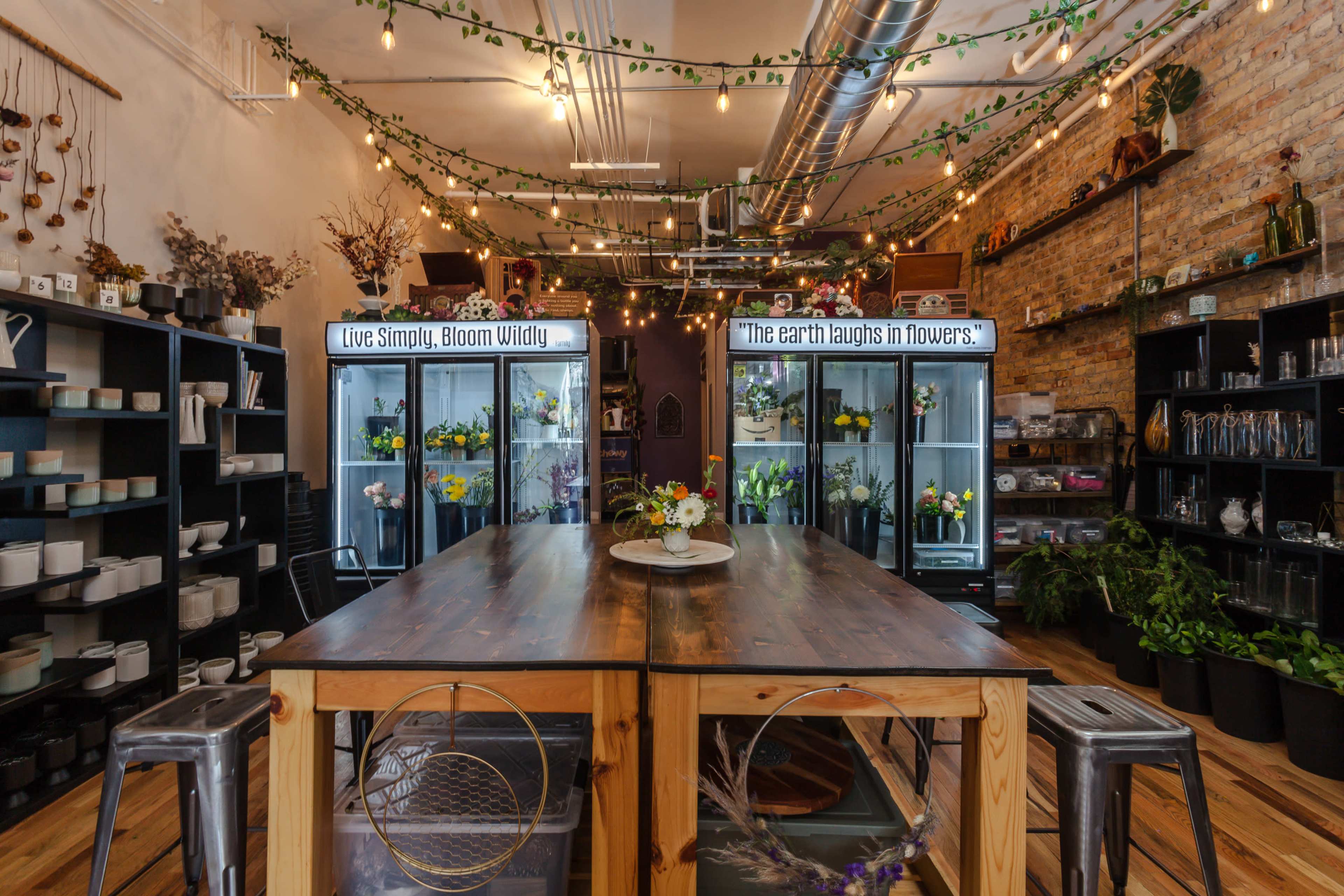 Urban Flower Shop with a Cozy Atmosphere Image in Albany Park, Chicago, IL