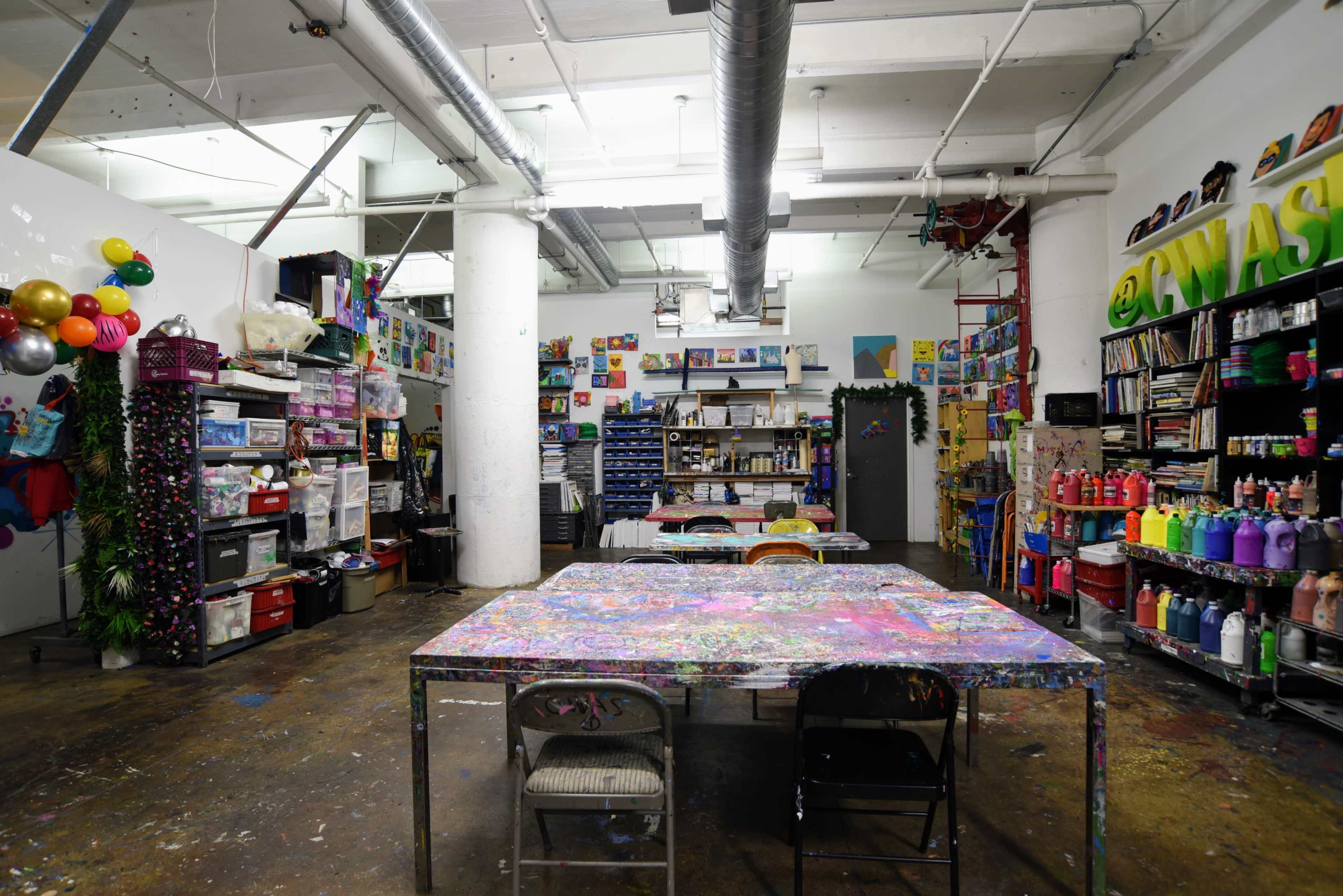 Colorful (and Huge) Art Studio in Dumbo, Brooklyn Image in Dumbo, Brooklyn, NY