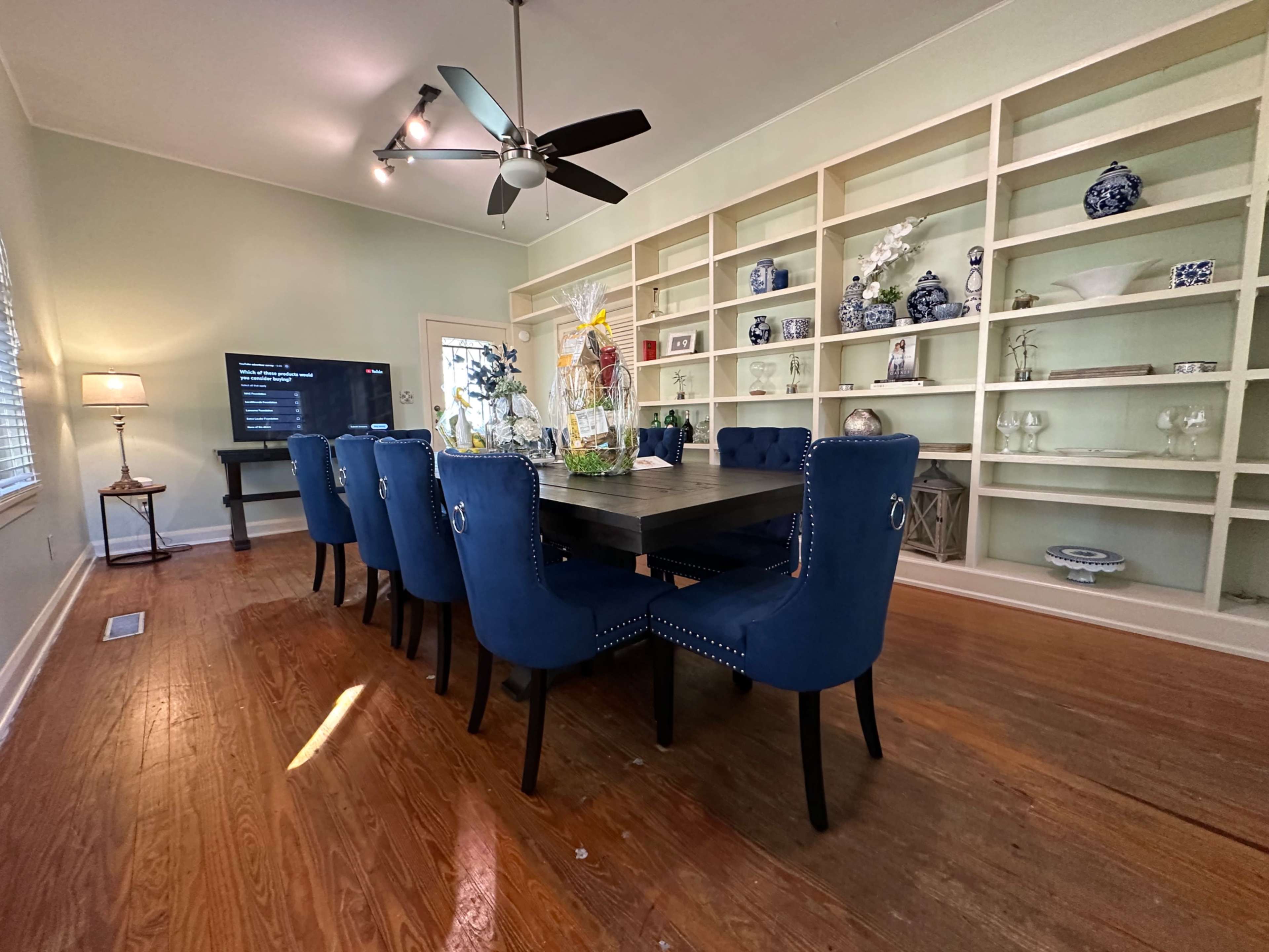 The Chinoiserie Lounge | Boutique Blue & White Meeting Space Downtown Winter Haven Image in Winter Haven, Winter Haven, FL