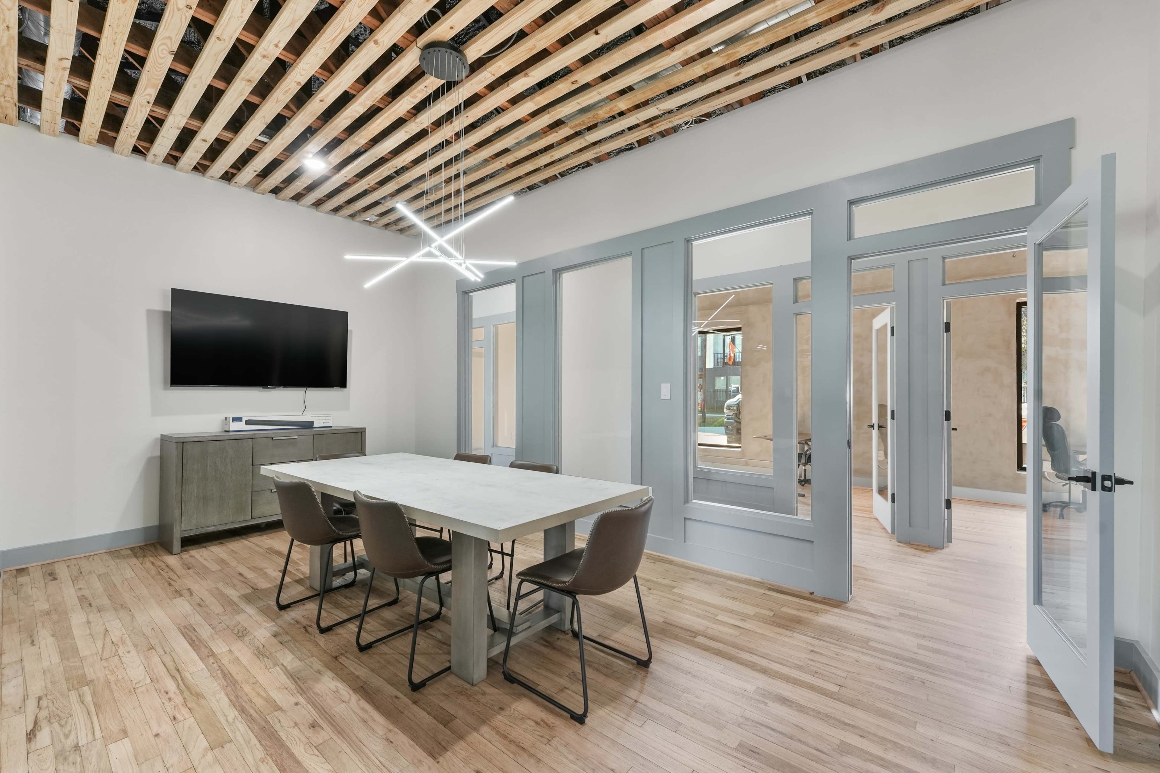 Modern Urban Conference Room Image in Independence Heights, Houston, TX
