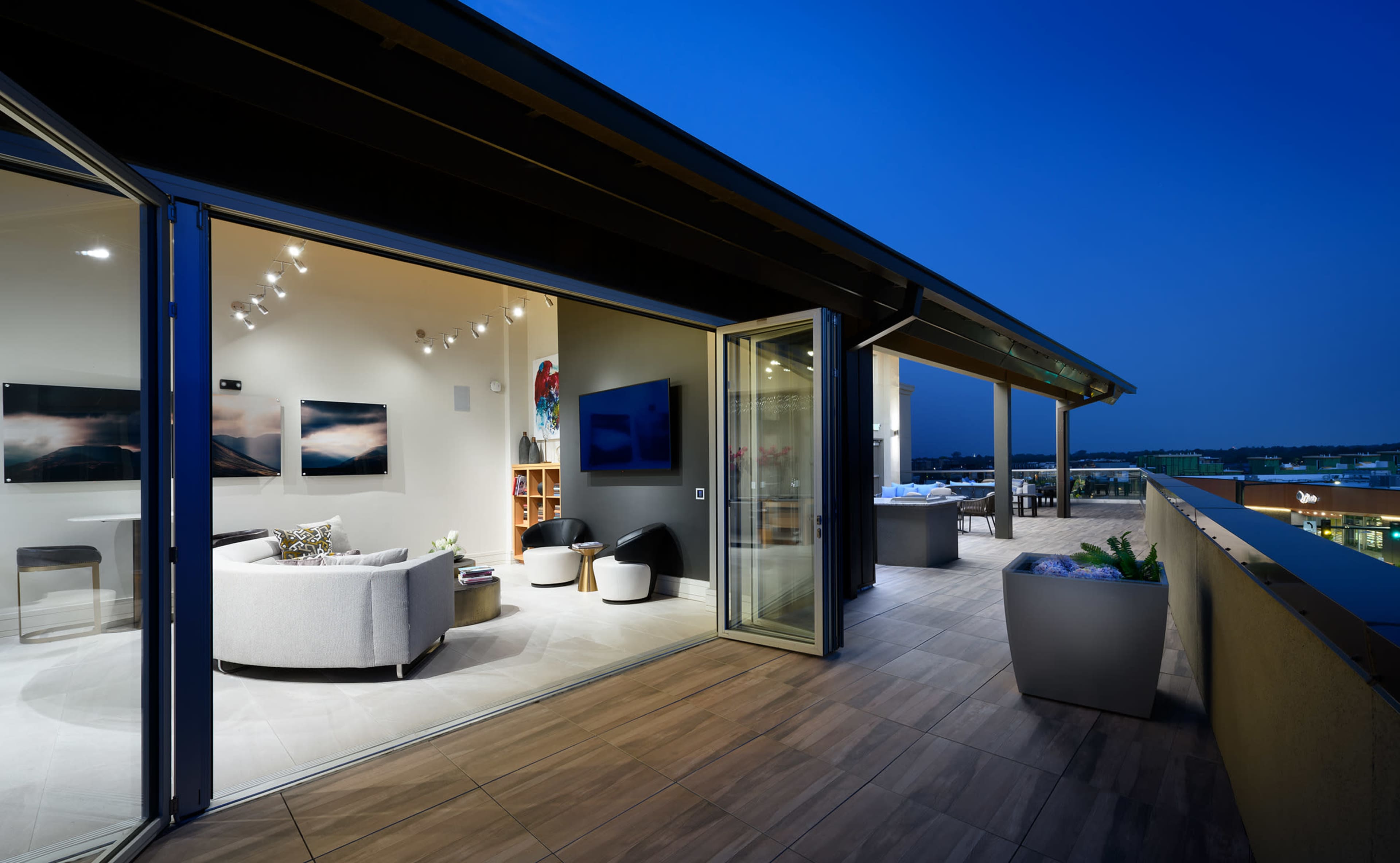 Rooftop Lounge with Mountain Views Image in Lowry, Denver, CO