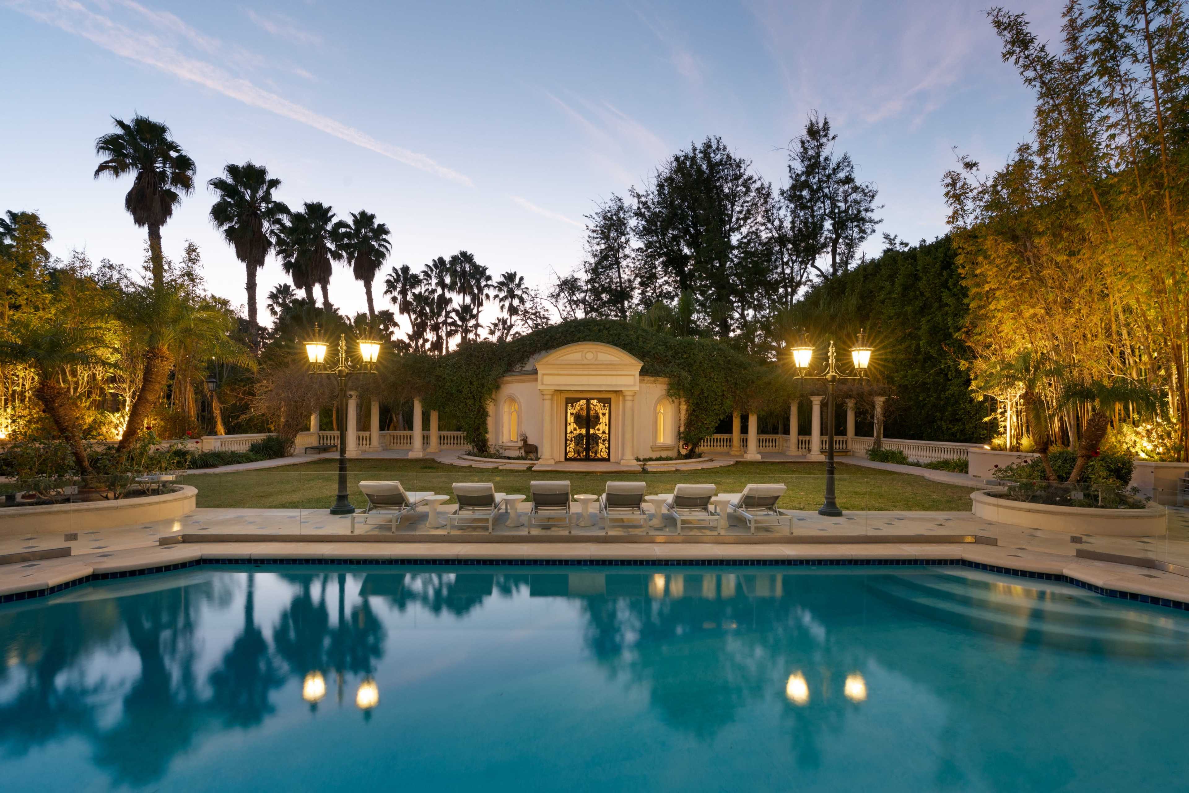 Villa Martinique - Massive Grounds Indoor And Outdoor Pool Image in Bel Air, Los Angeles, CA