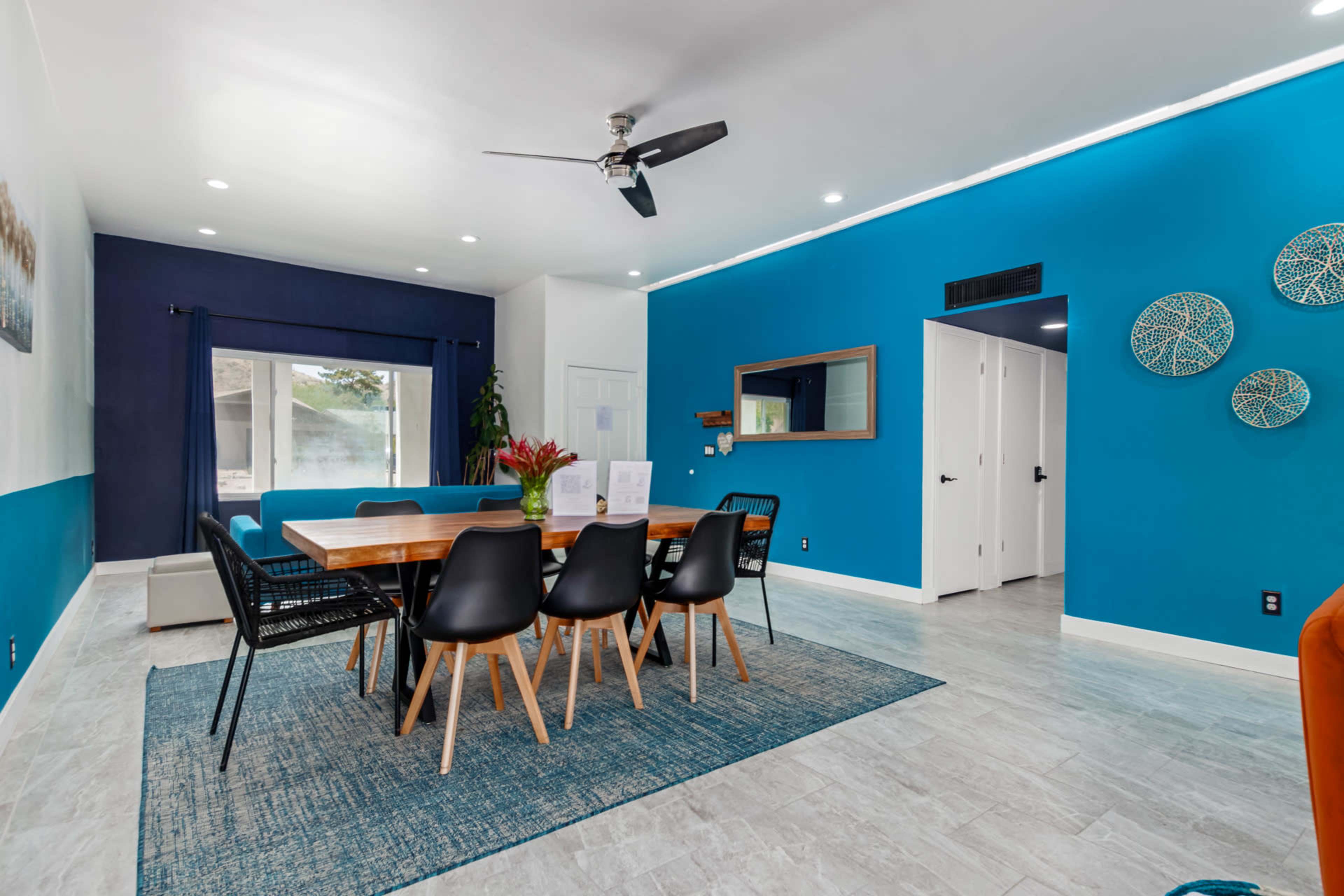 Pool with South Mountain views & Minimalist mid-century modern decor Image in Ahwatukee Foothills Village, Phoenix, AZ