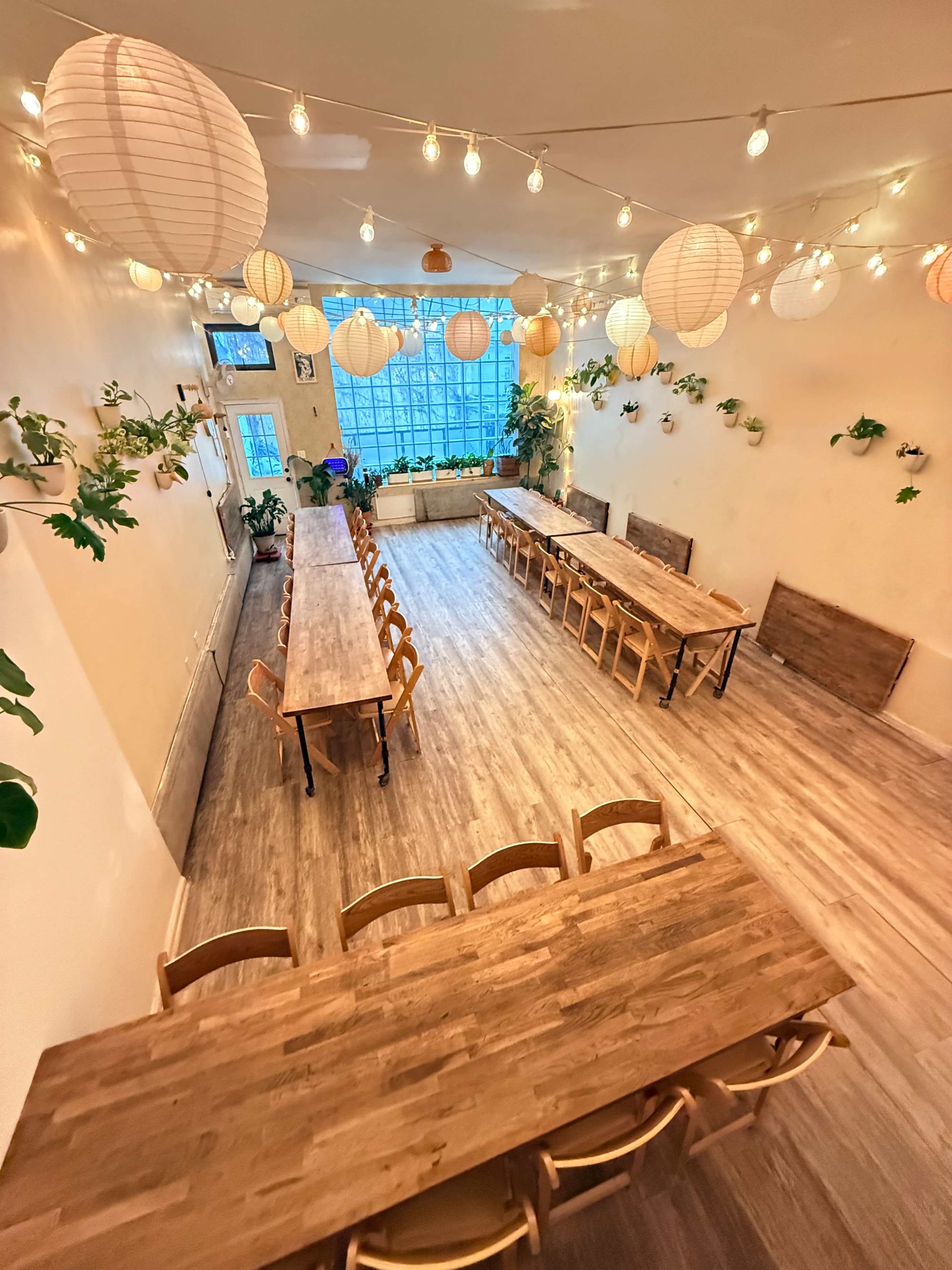 Spacious Two-Floor Event Venue with Private Garden Image in Williamsburg, Brooklyn, NY