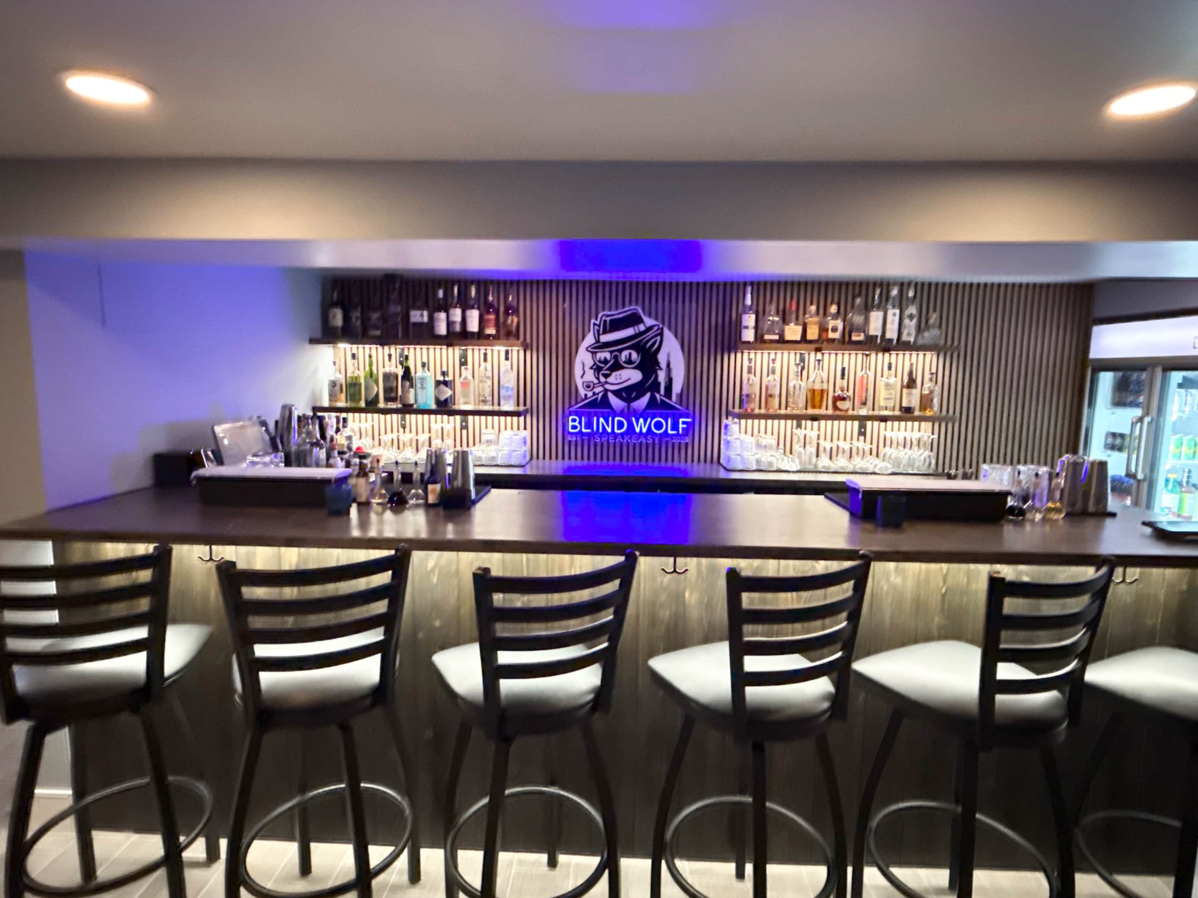 Modern minimalistic speakeasy Image in Lake View, Chicago, IL