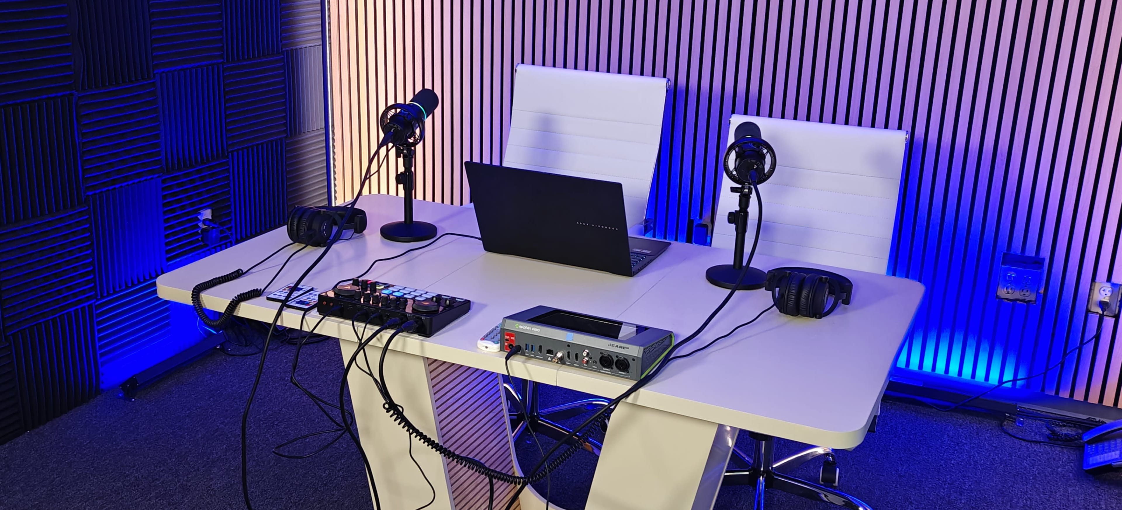 Professionally Designed Podcast & Recording Studio Image in Rocky Hill, Rocky Hill, CT