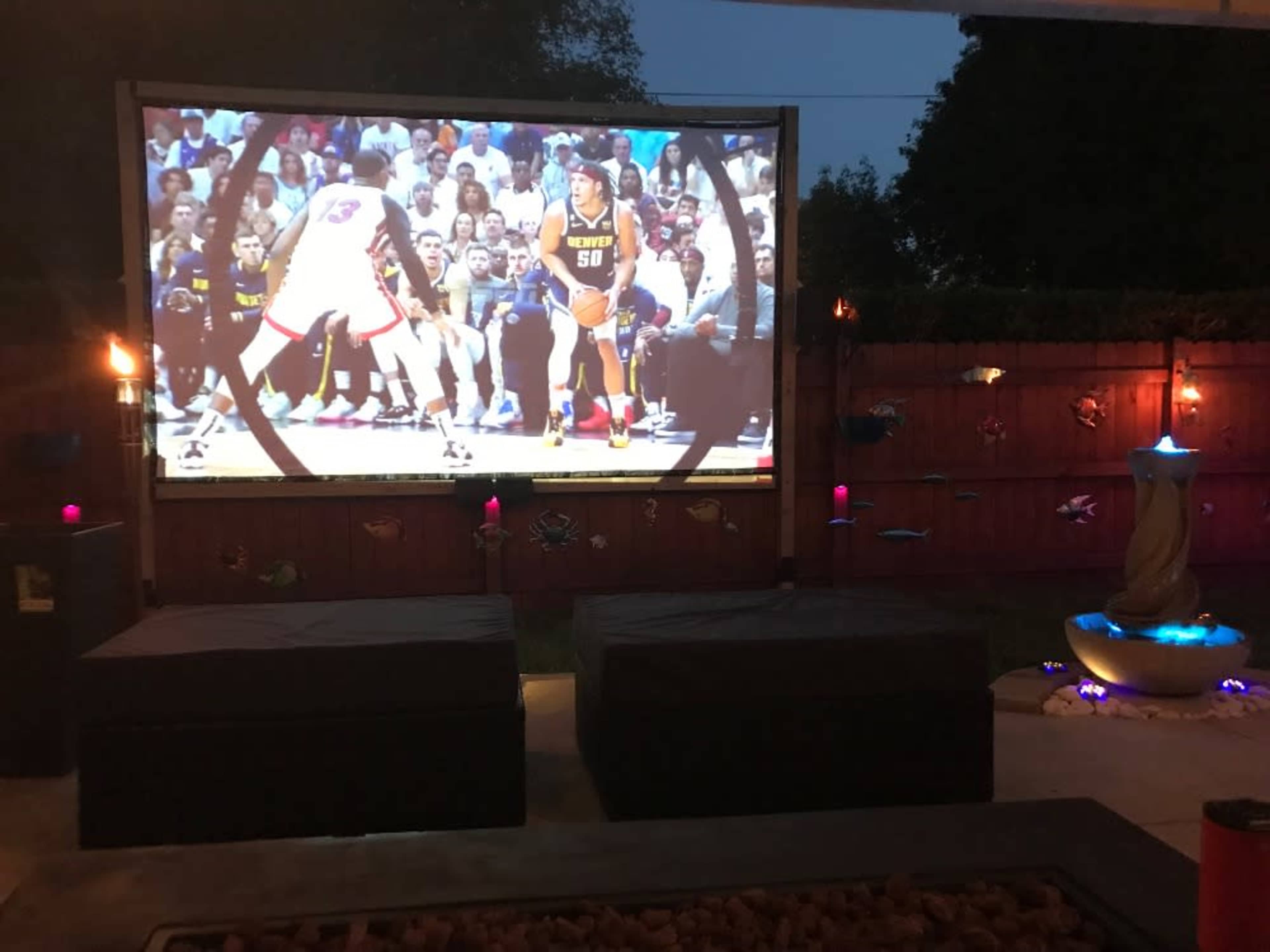 Outdoor Movie Night Experience