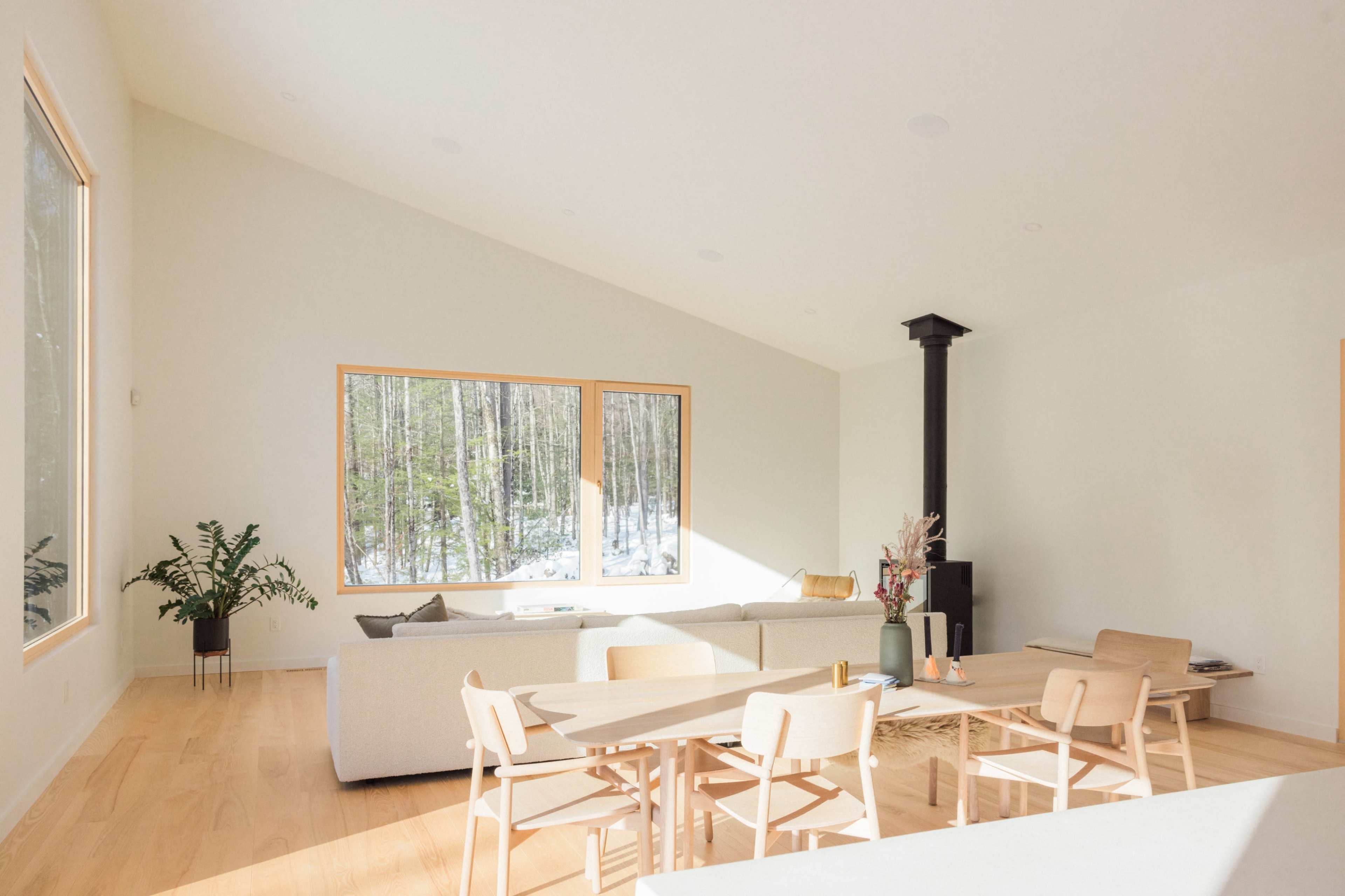 A uniquely designed Japanese–Scandinavian retreat on 9 acres of private forest land Image in Rochester, Kerhonkson, NY