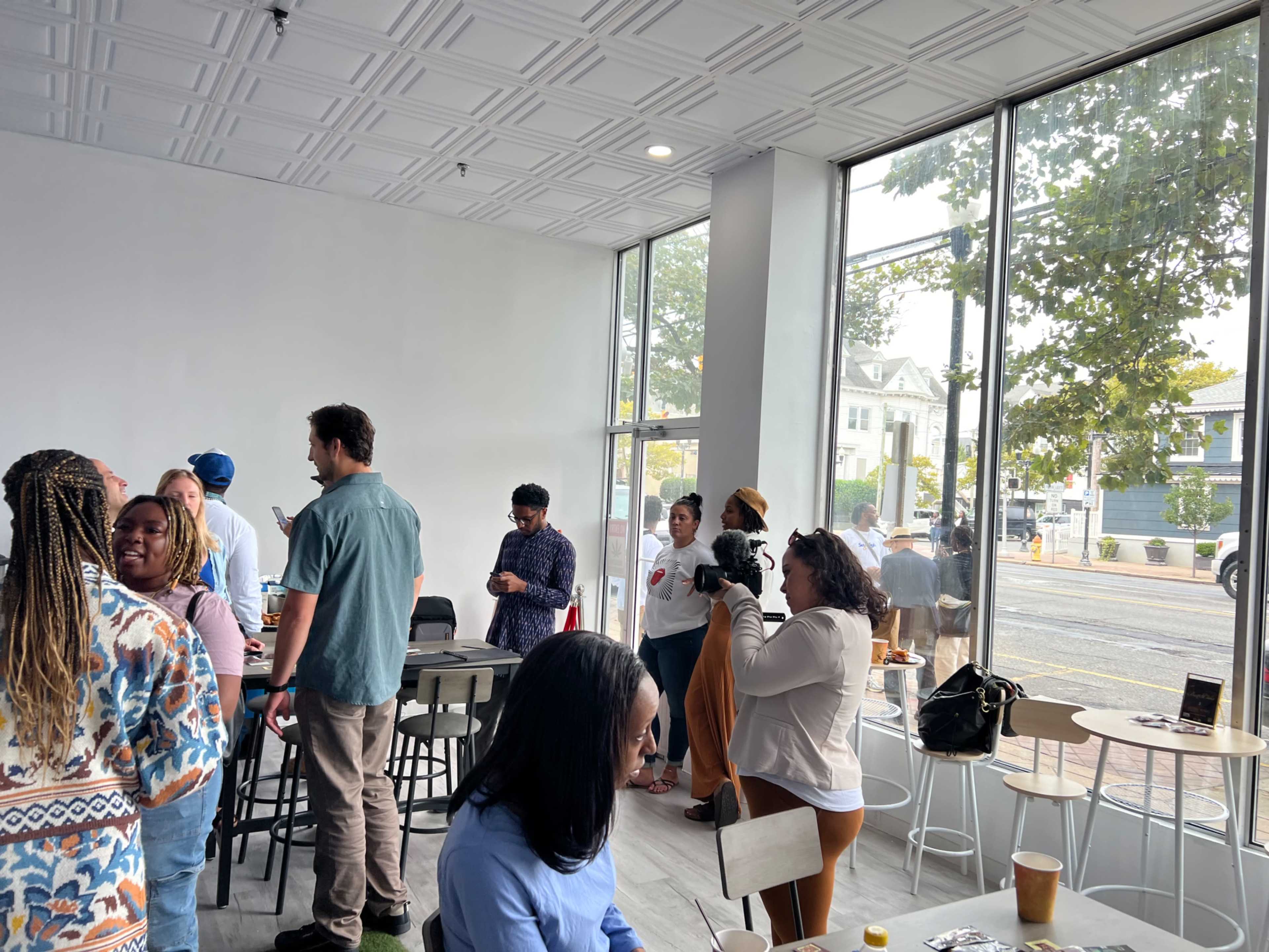 Brand New Event Space in heart of Atlantic City with tables and chairs. Image in Atlantic City, Atlantic City, NJ