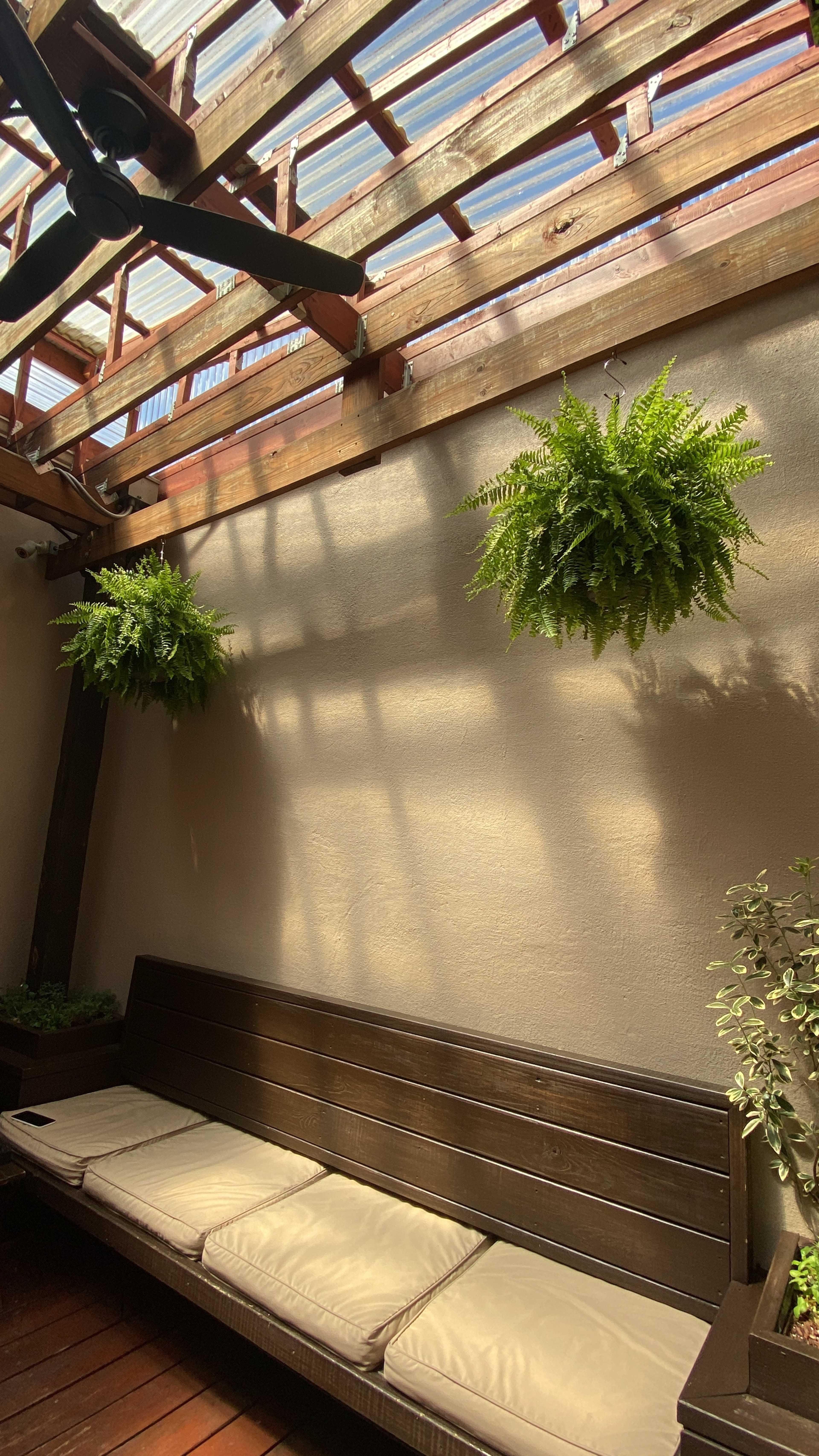 A Crown Heights gem, velvet wallpaper, chandeliers, natural light. Covered backyard patio. Image in Crown Heights, Brooklyn, NY
