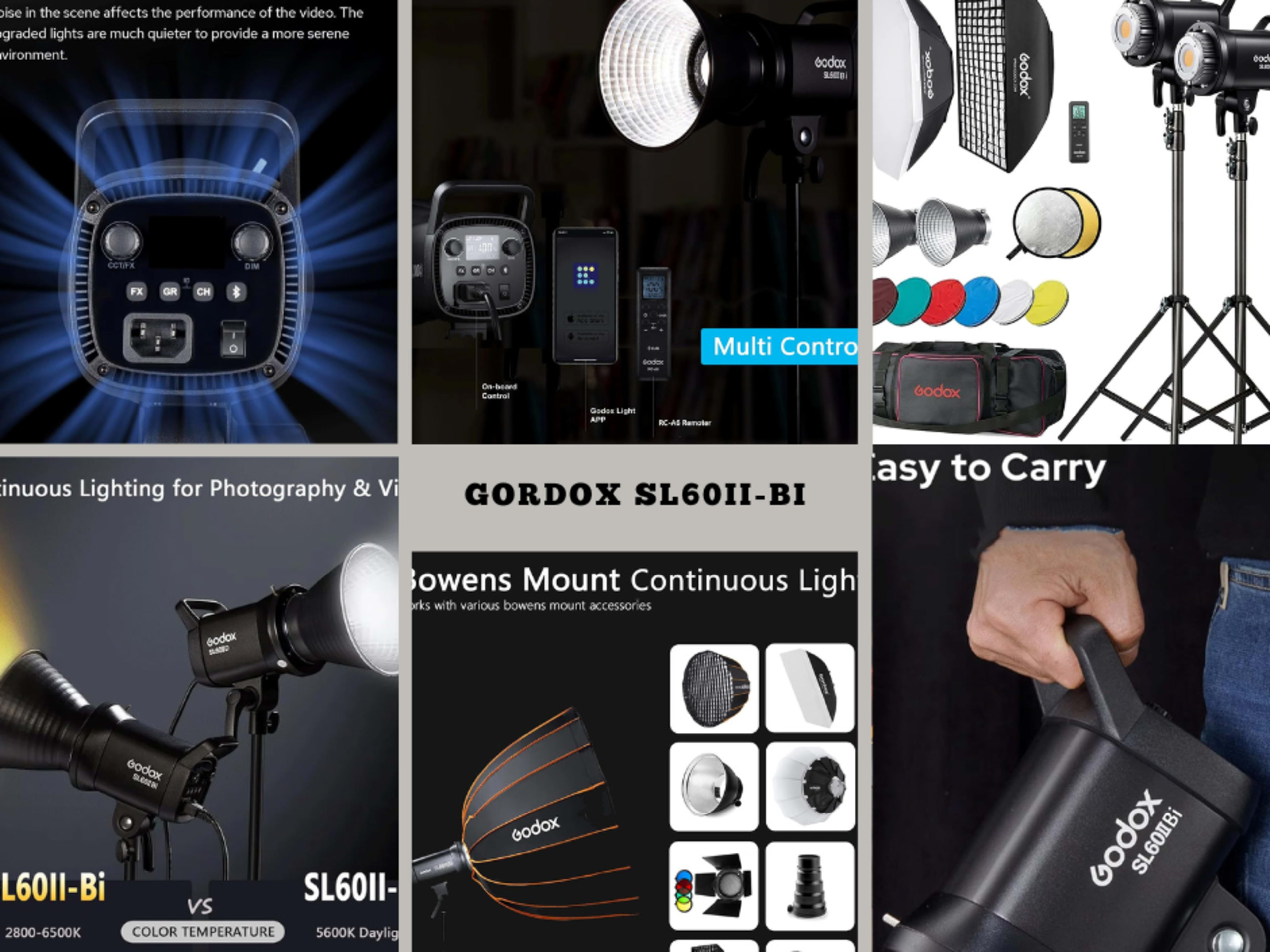 GORDOX SL60II-BI (two light kit)