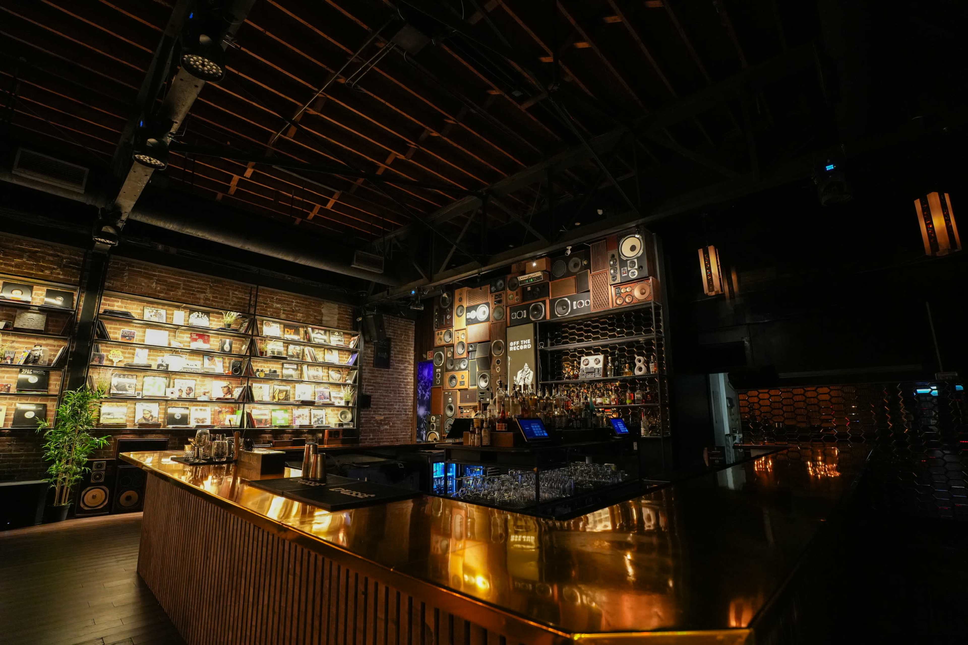 The hip bar and record store with a posh vintage decor Image in Downtown Houston, Houston, TX
