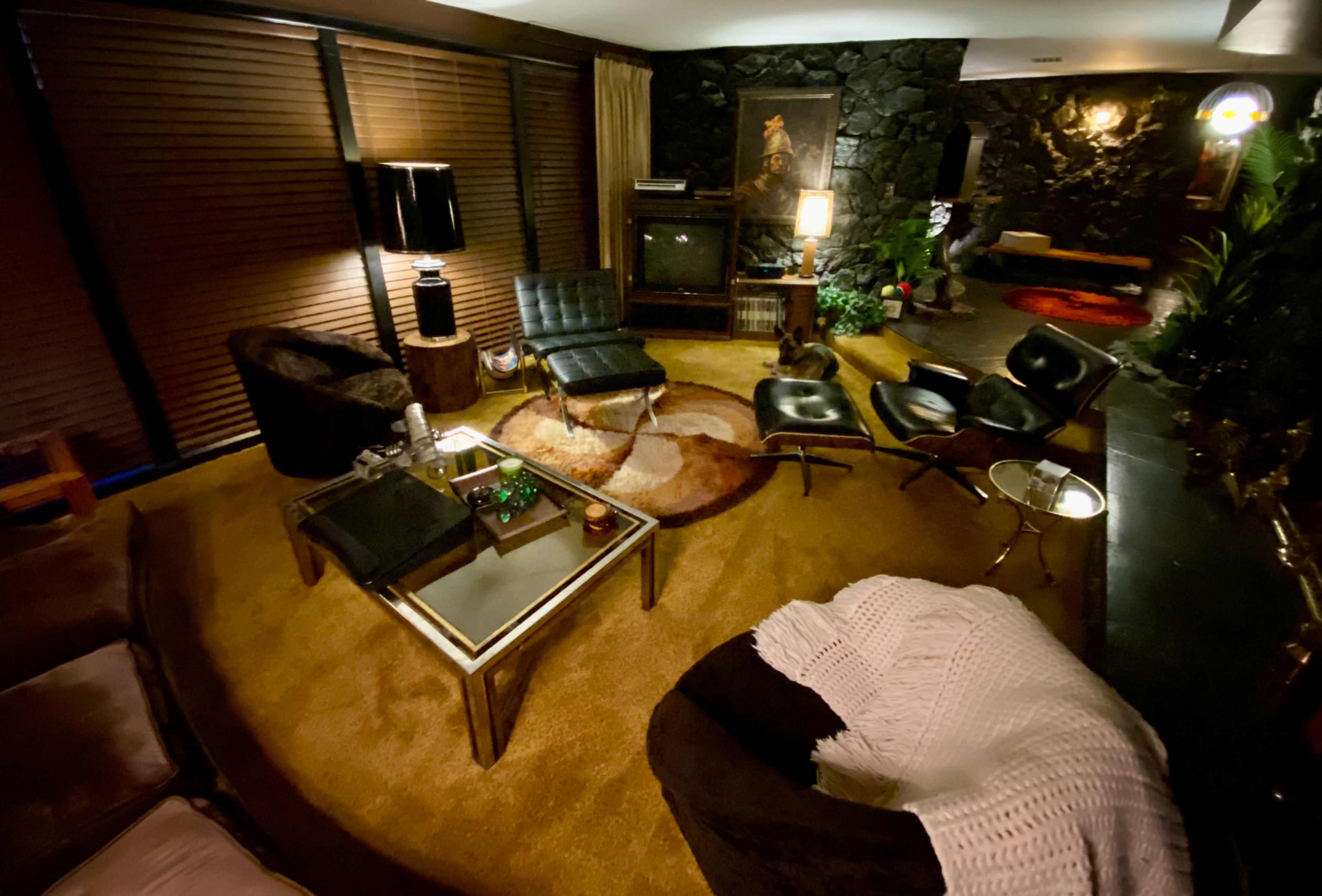 Historic Vintage Tiki Home with Lava Rock Interiors Image in Beverly Green, Las Vegas, NV