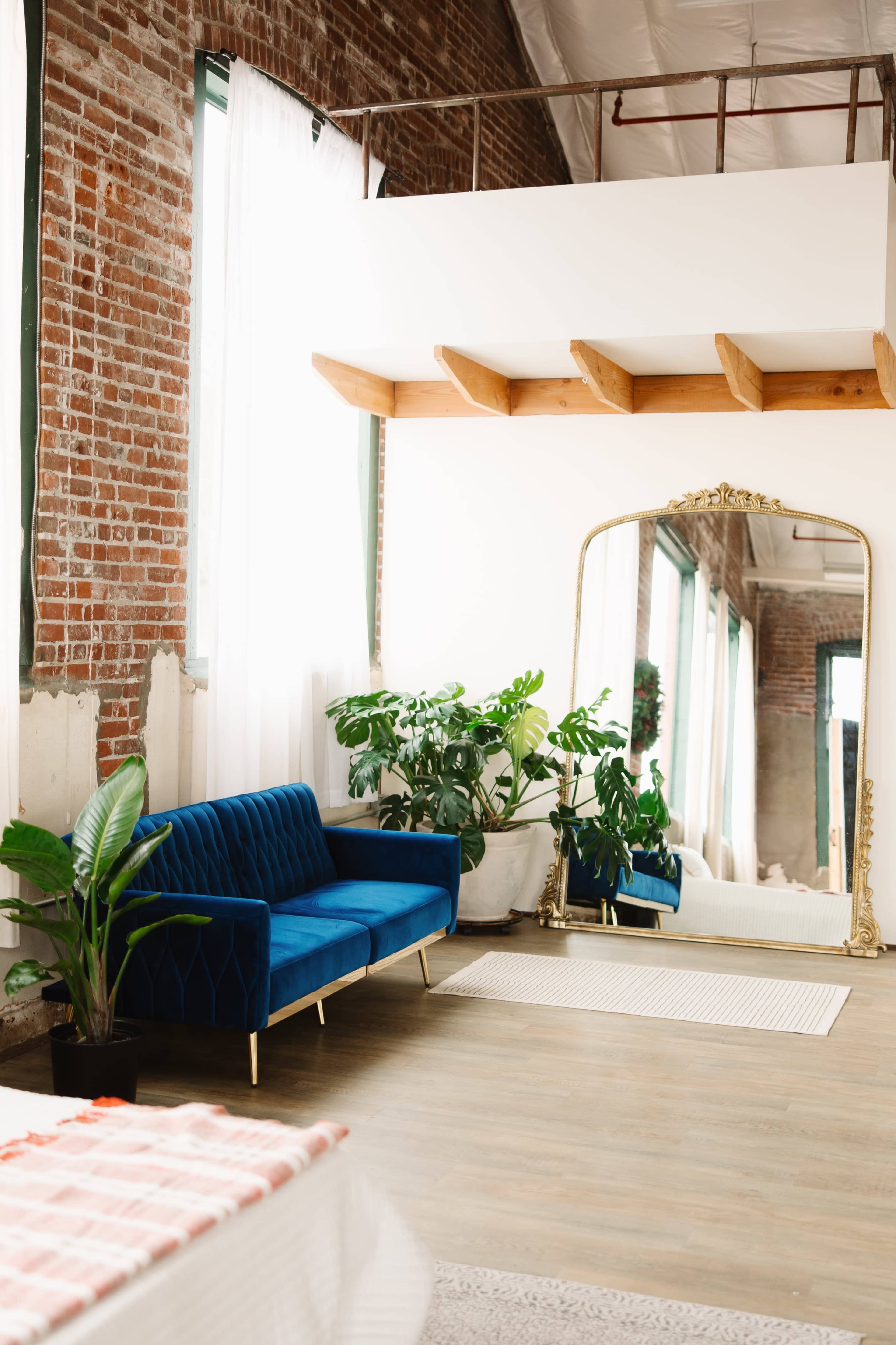 Natural light studio with exposed brick in NE portland perfect for photography, yoga, meetings, and more... Image in Northeast Portland, Portland, OR