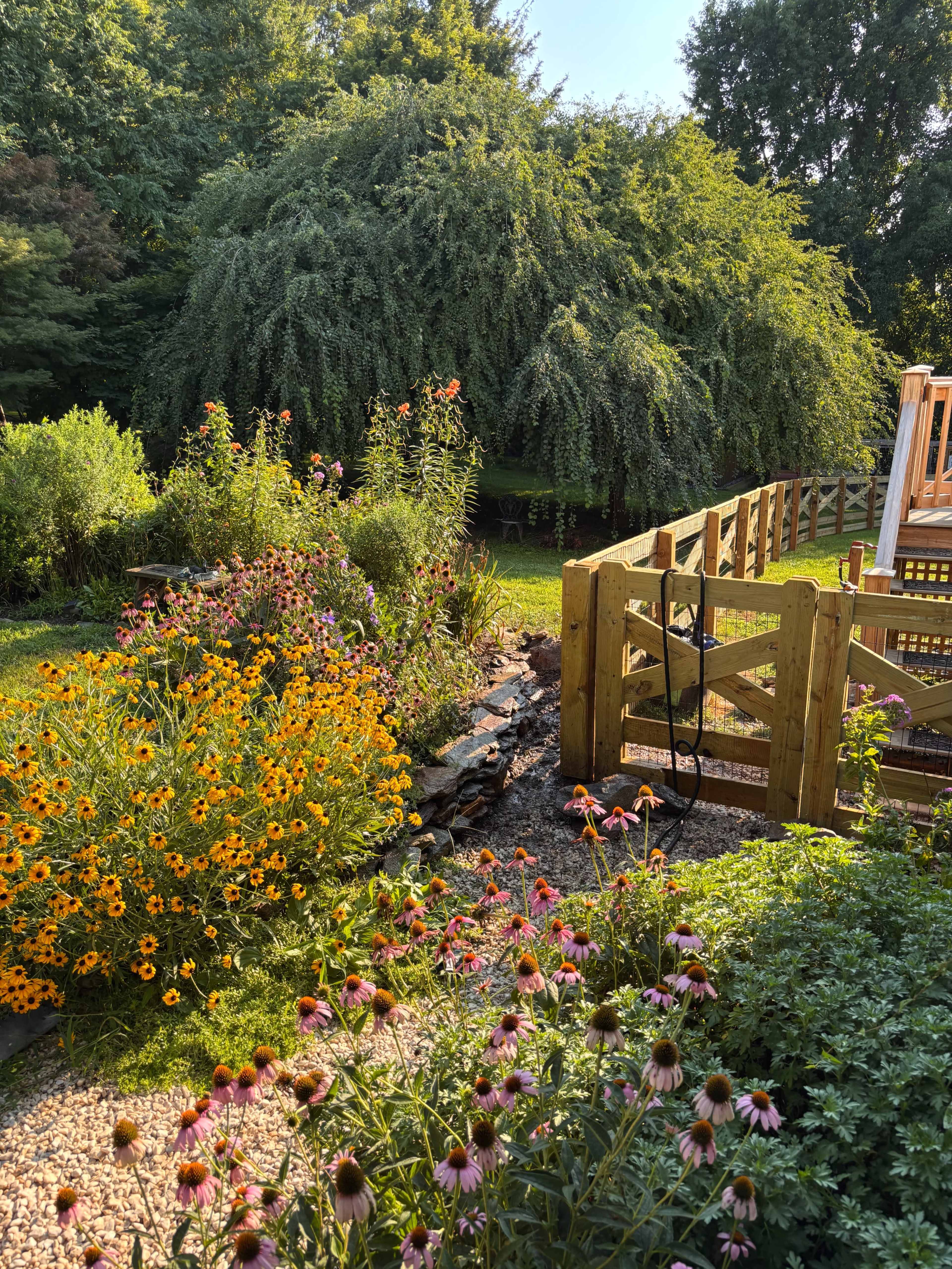 Private Cottage Garden with Chickens and Creative Charm Image in , Parkton, MD