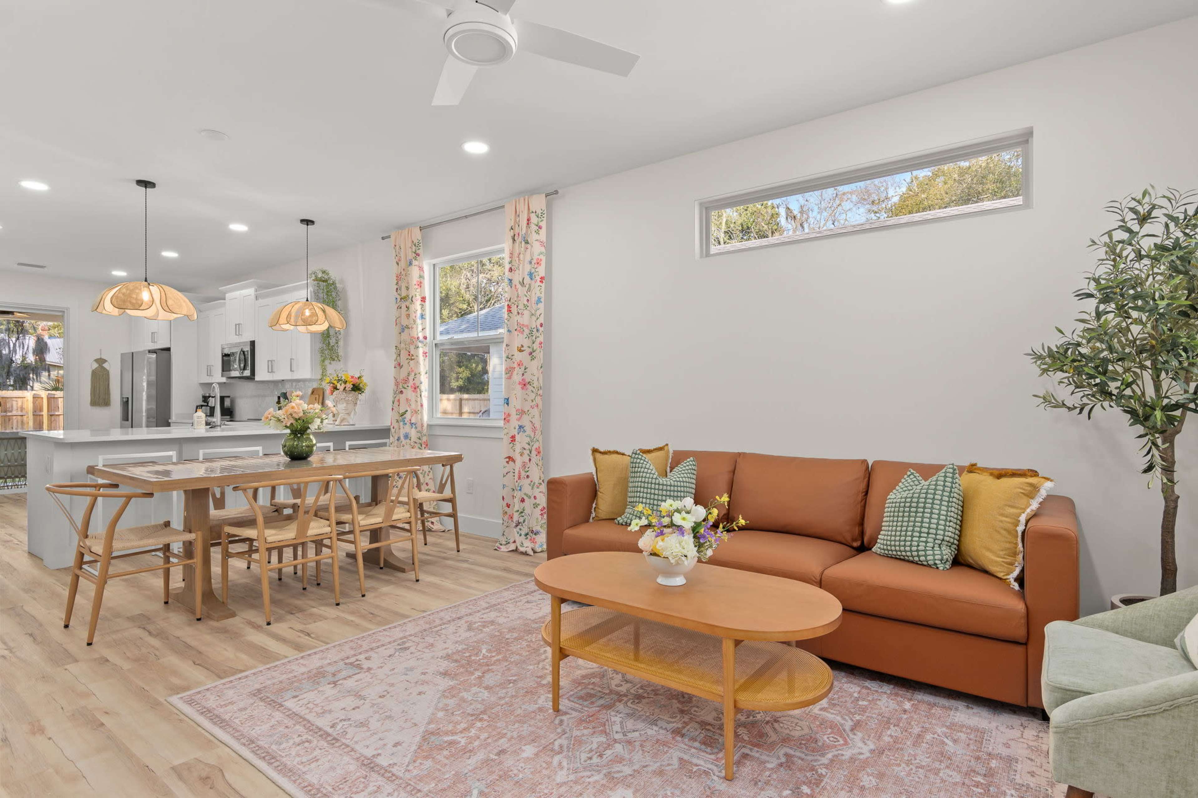 Tropical Boho Home with Large Private Backyard Image in , St. Augustine, FL