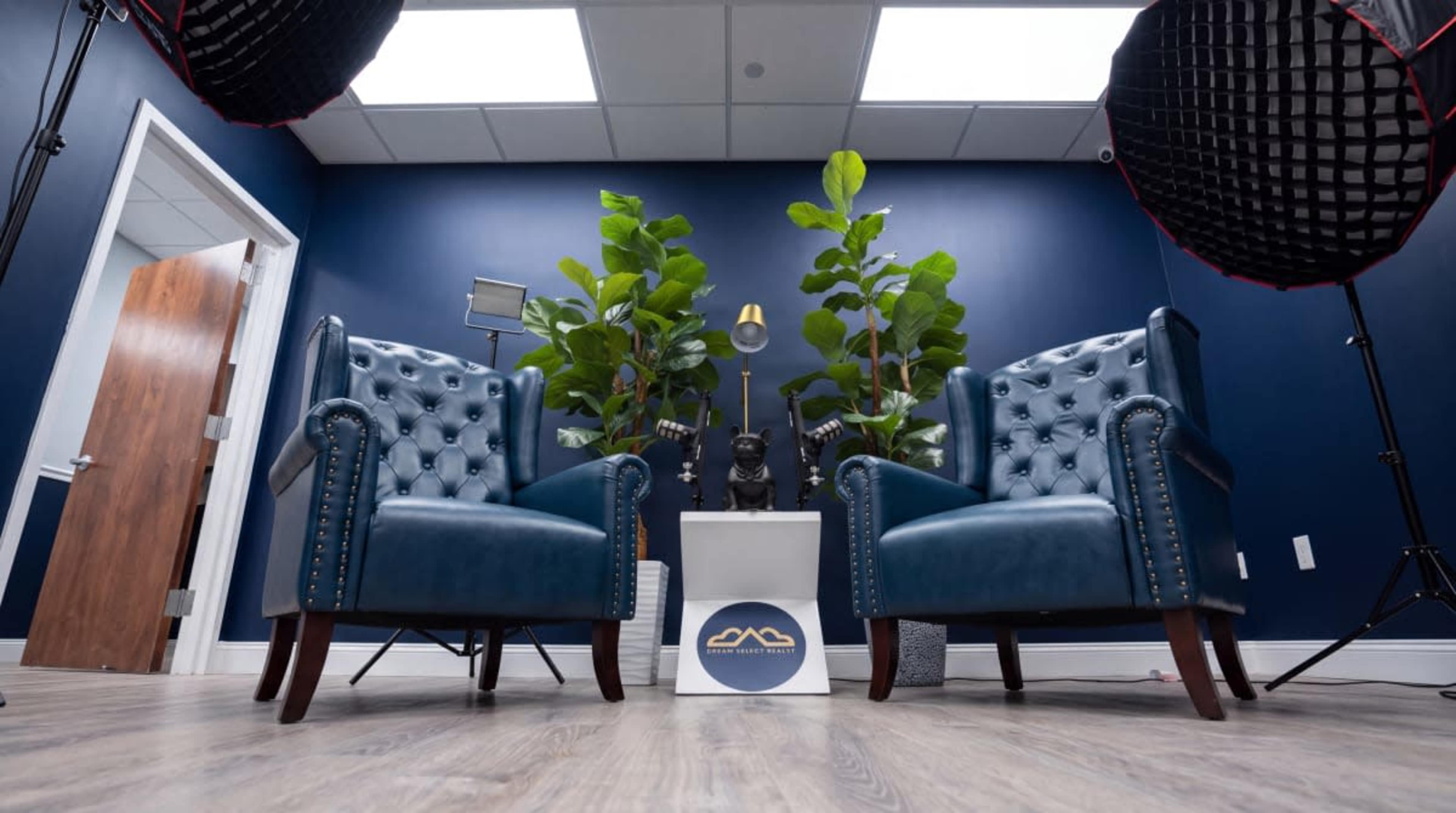 Spacious Bohemia Podcast Studio with Pro Audio & Lighting Image in Islip, Bohemia, NY