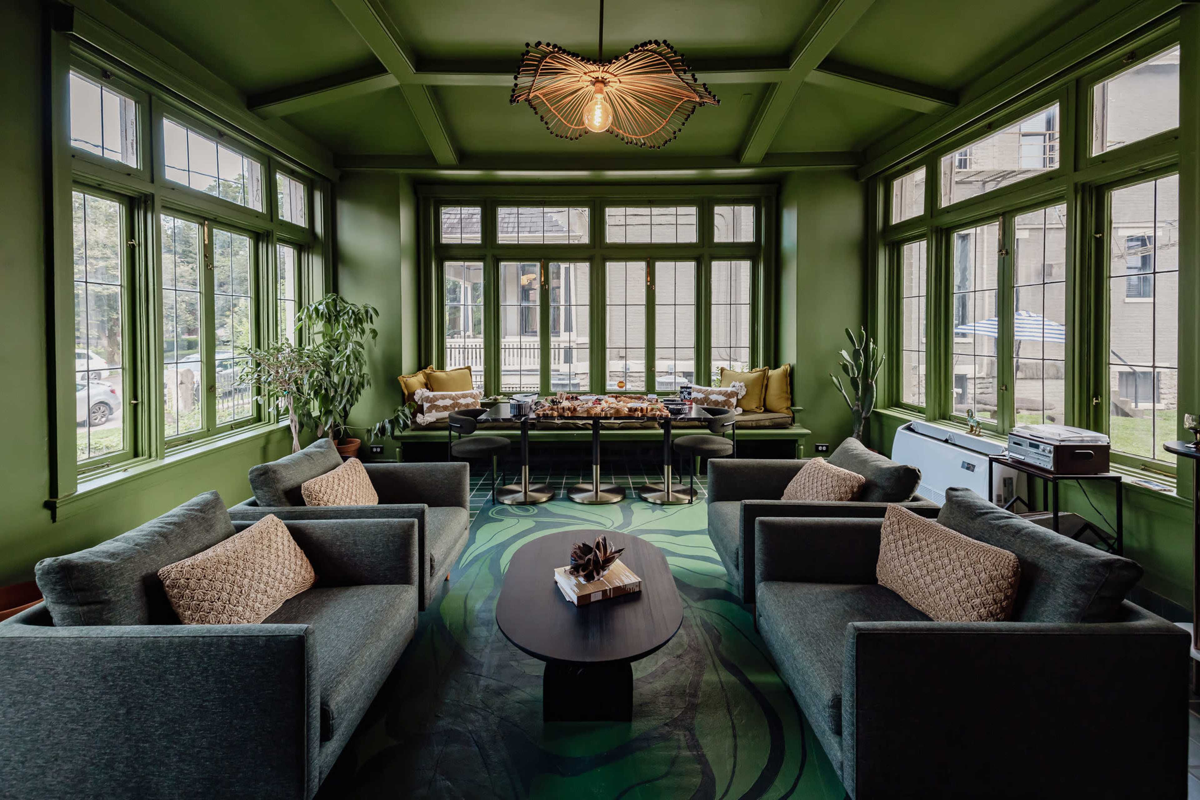 Downtown Boardroom with beautiful Solarium in historic mansion Image in Licking Riverside, Covington, KY