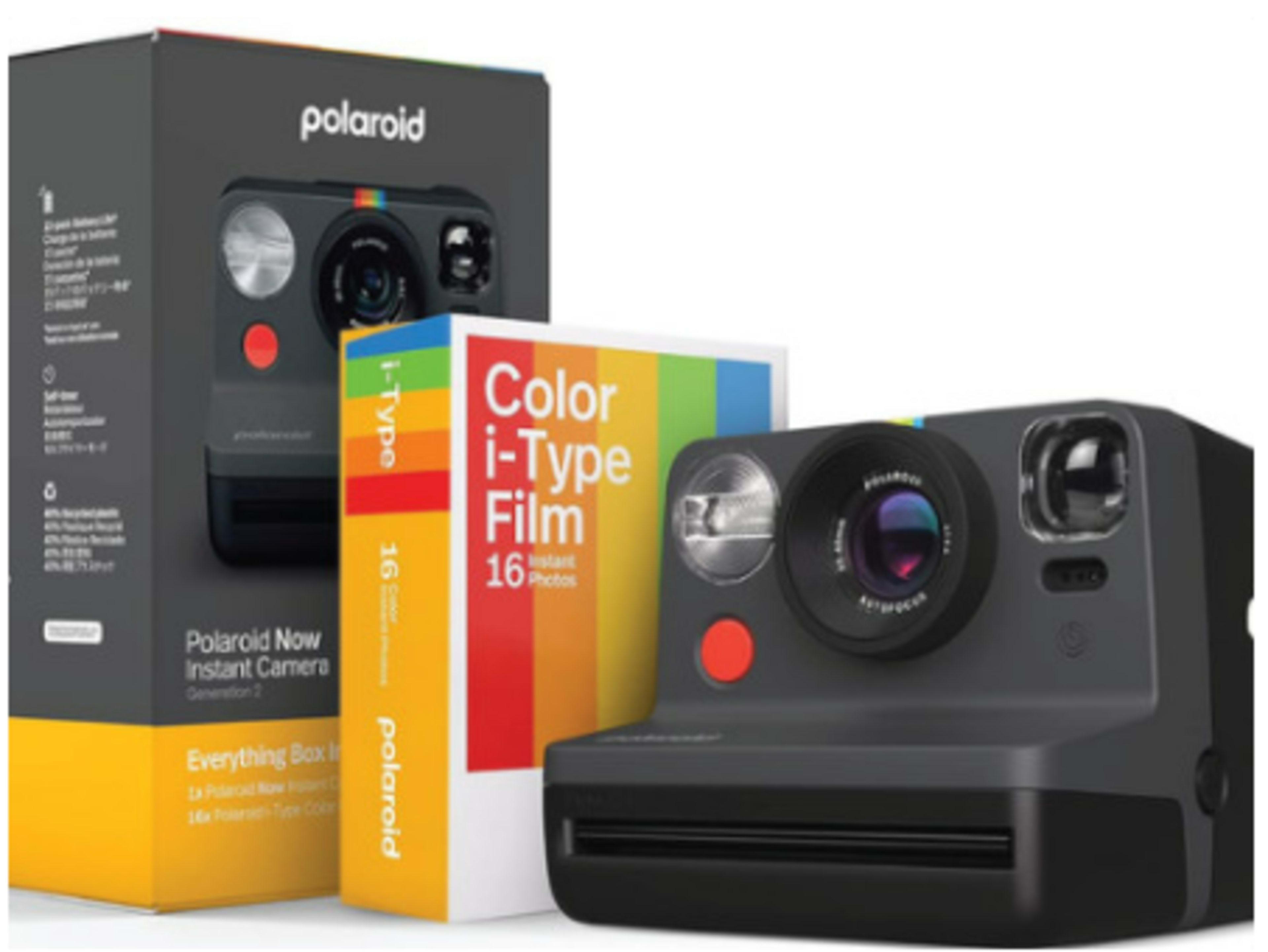 Polaroid Instant Camera + 8 Color Photos